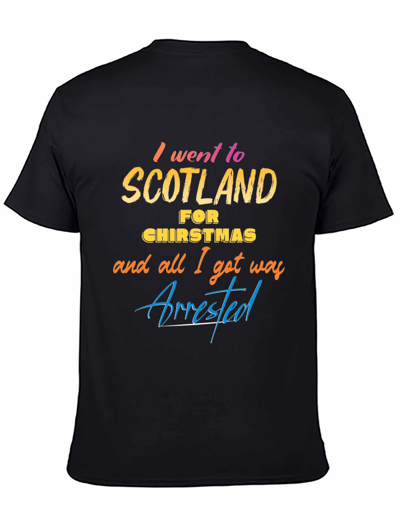 Scotland Christmas Arrest T-Shirt