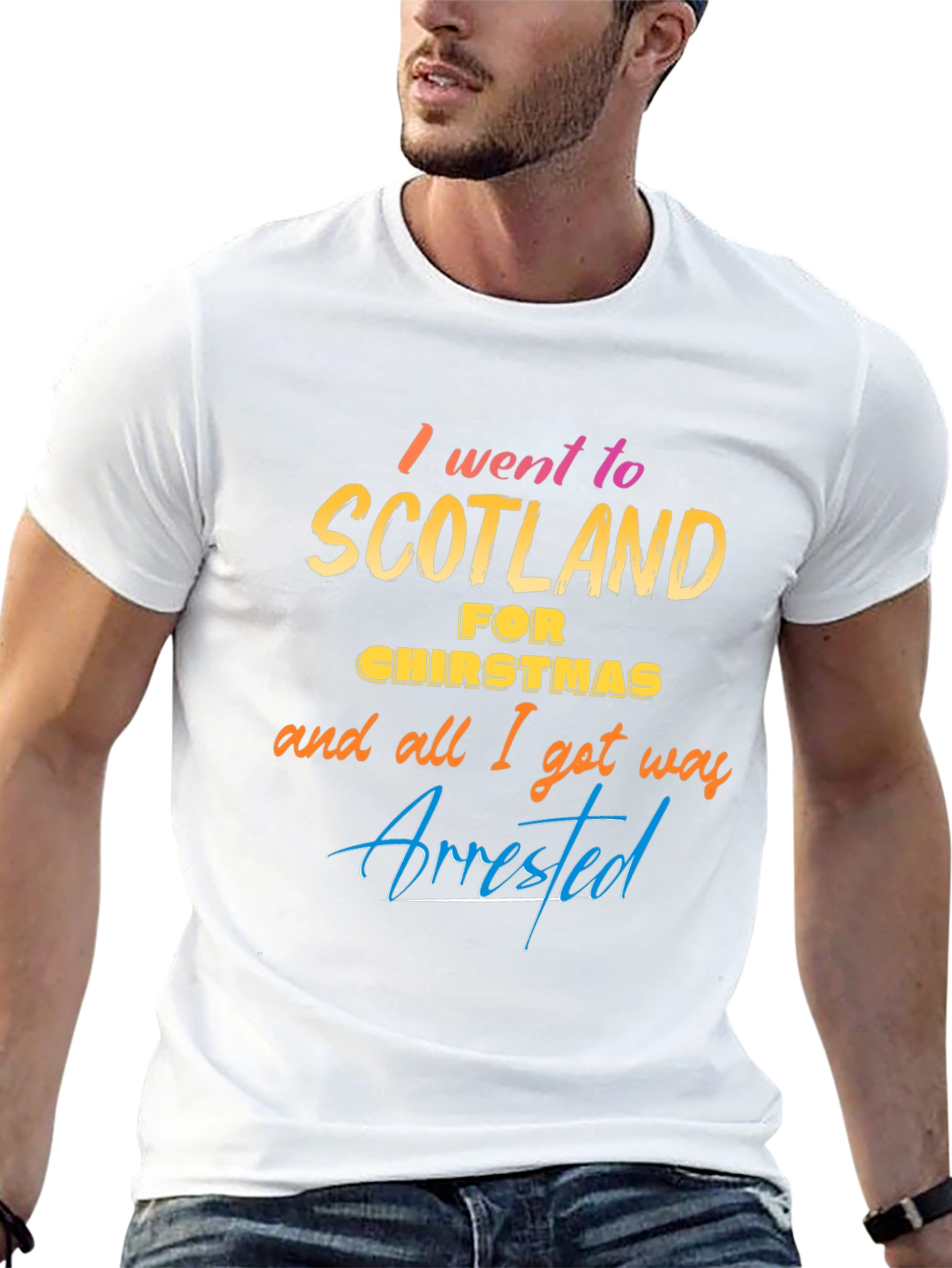 Scotland Christmas Arrest T-Shirt