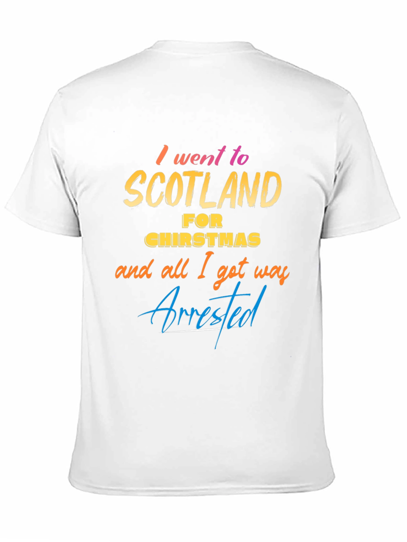 Scotland Christmas Arrest T-Shirt