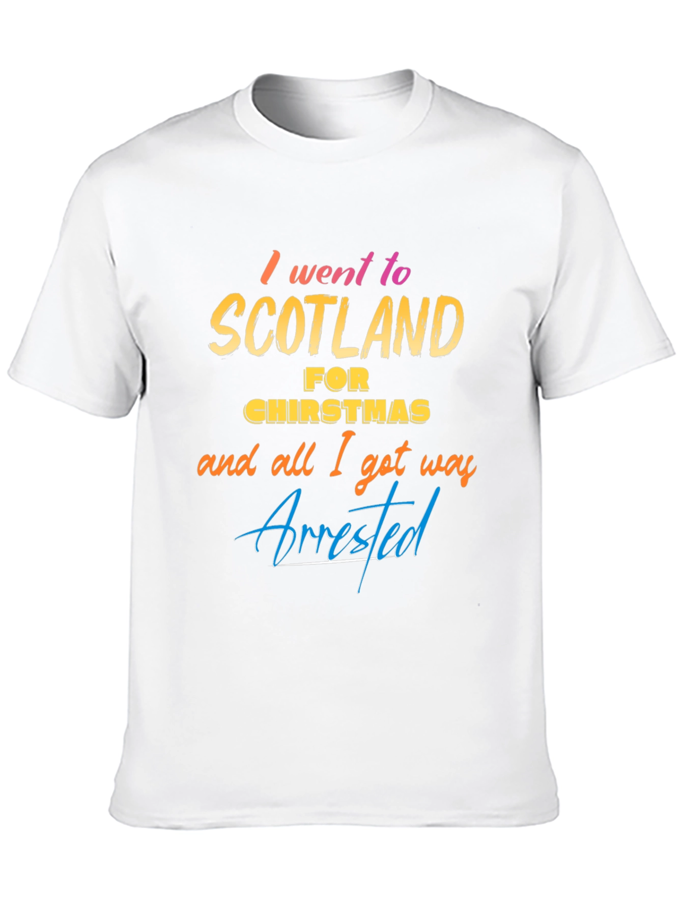 Scotland Christmas Arrest T-Shirt