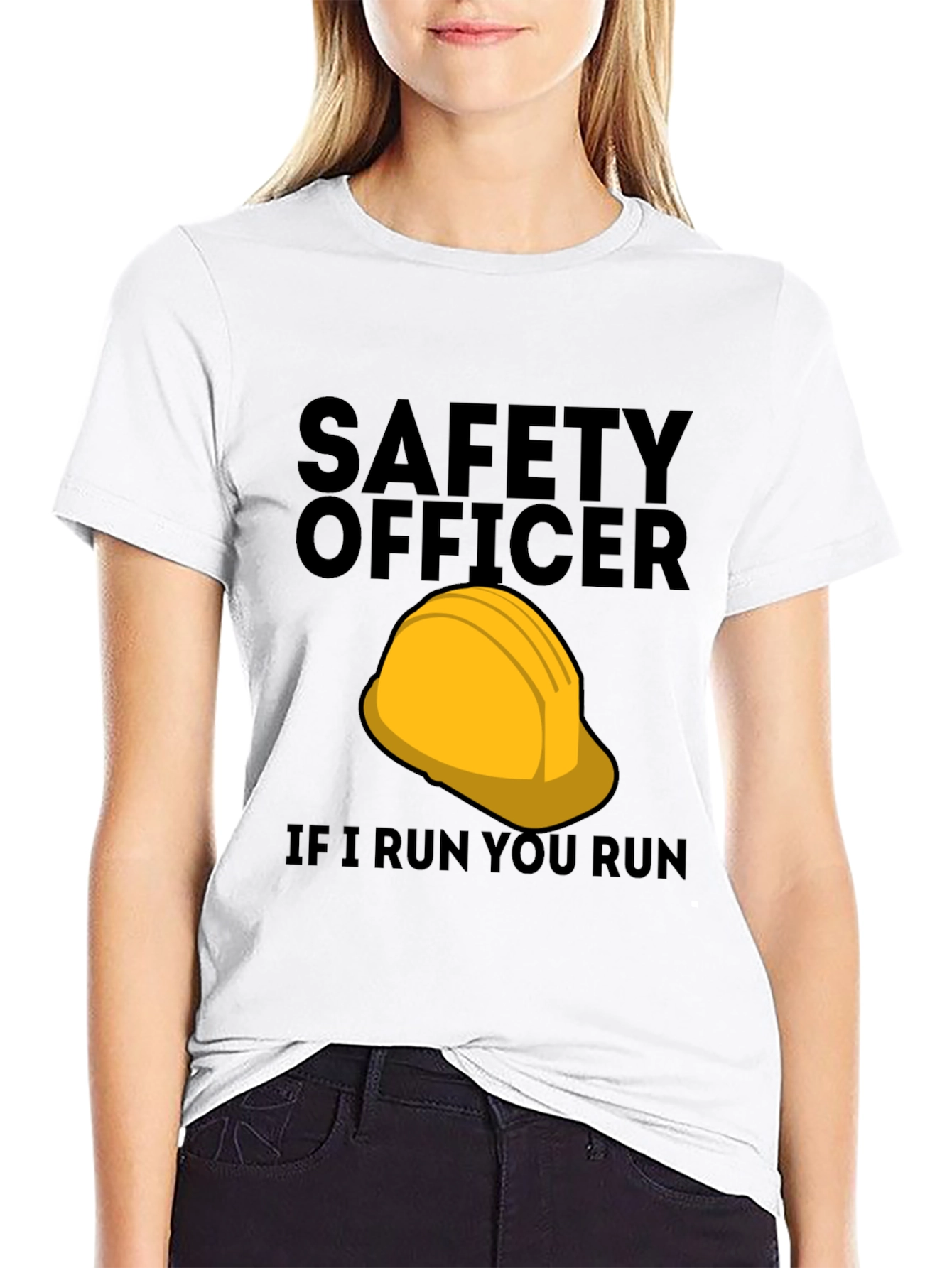 Safety Officer T-Shirt - If I Run You Run