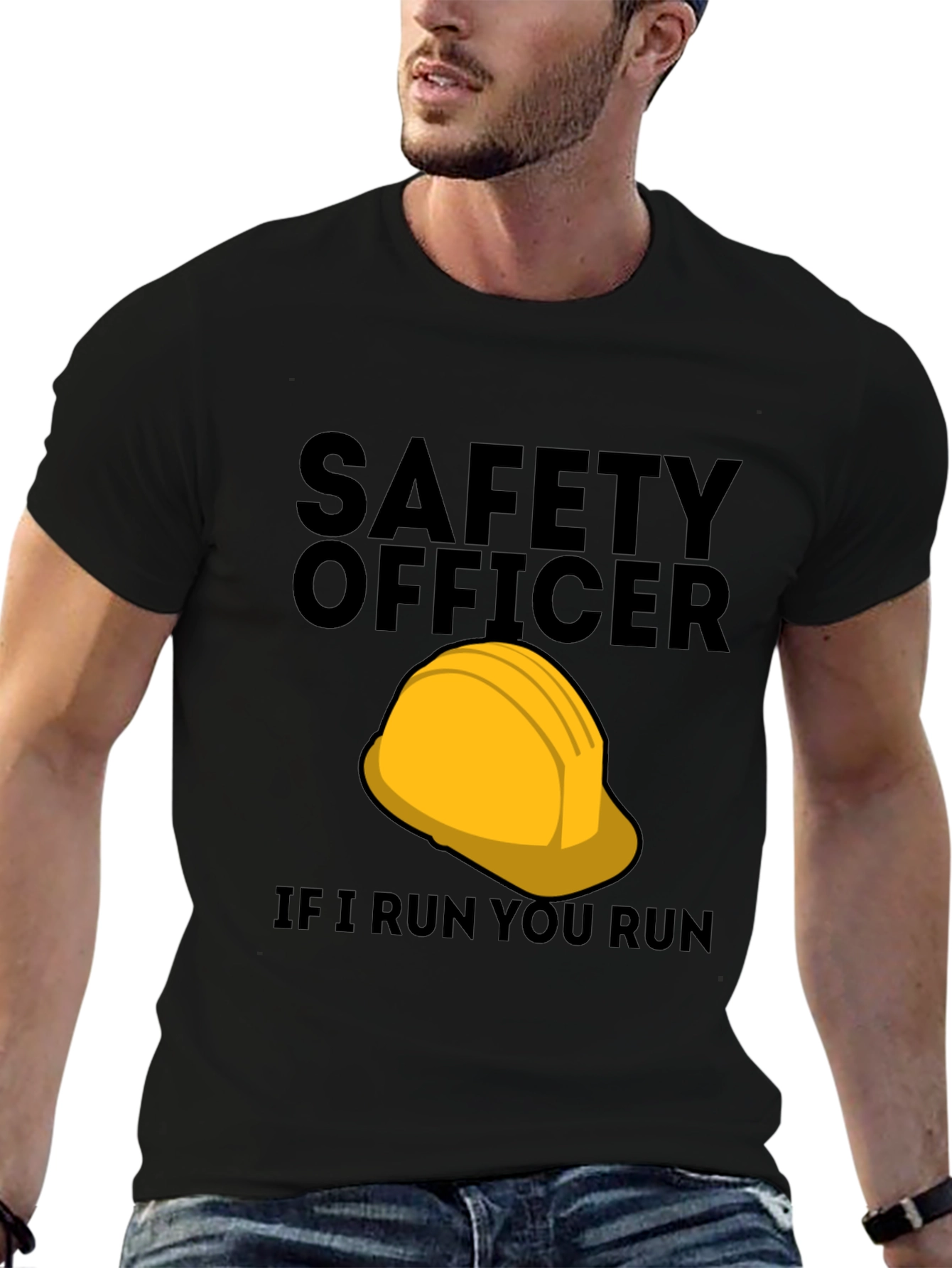 Safety Officer T-Shirt - If I Run You Run