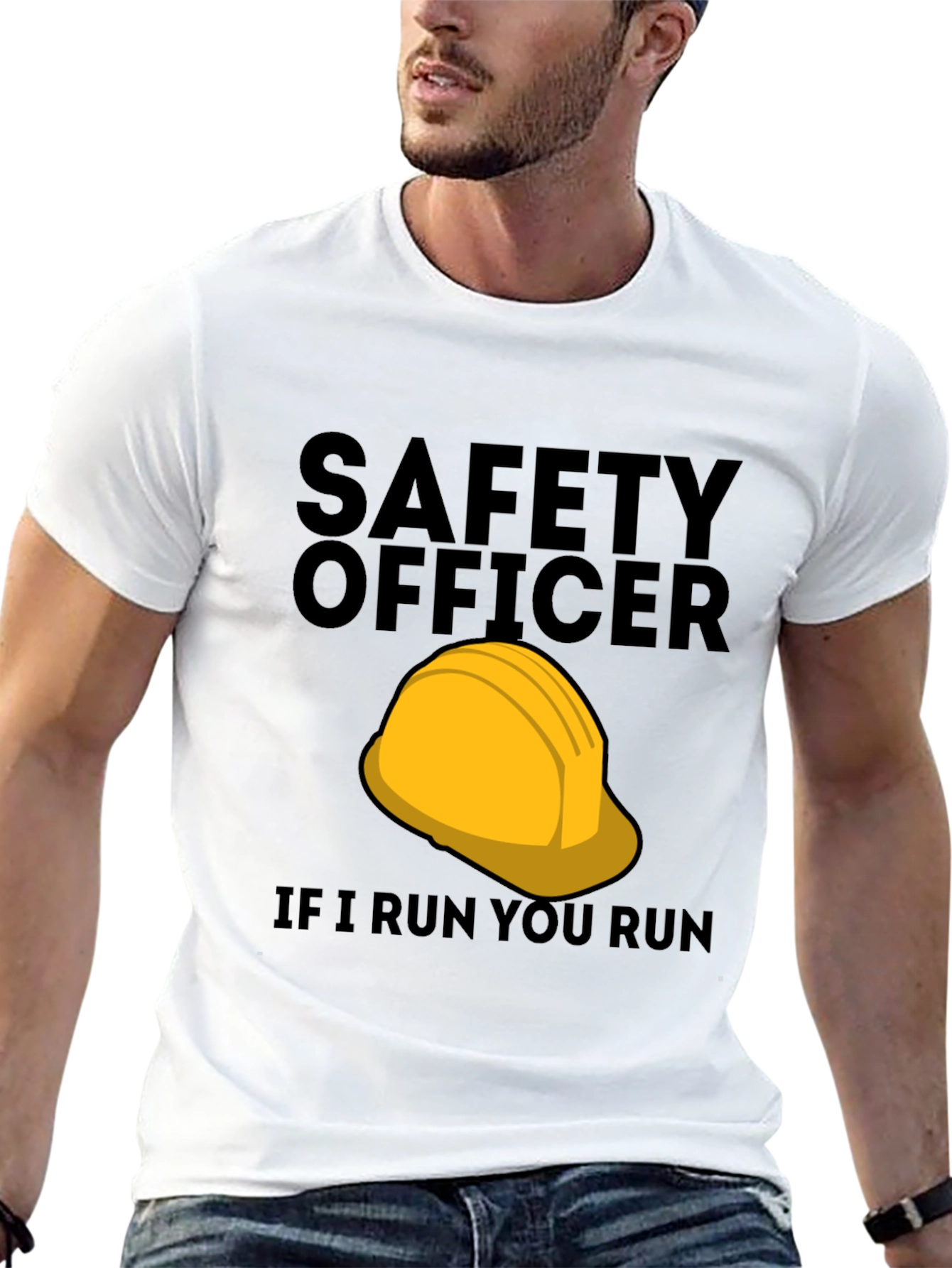 Safety Officer T-Shirt - If I Run You Run