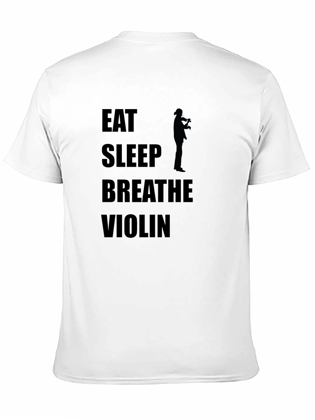 Eat Sleep Breathe Violin Black T-Shirt