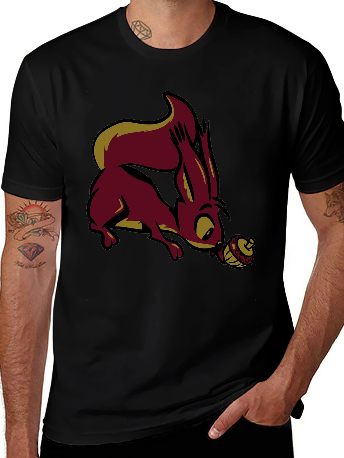 Squirrel & Acorn Graphic Tee