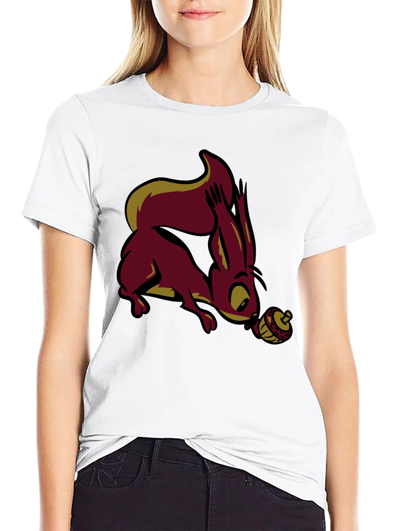 Squirrel & Acorn Graphic Tee