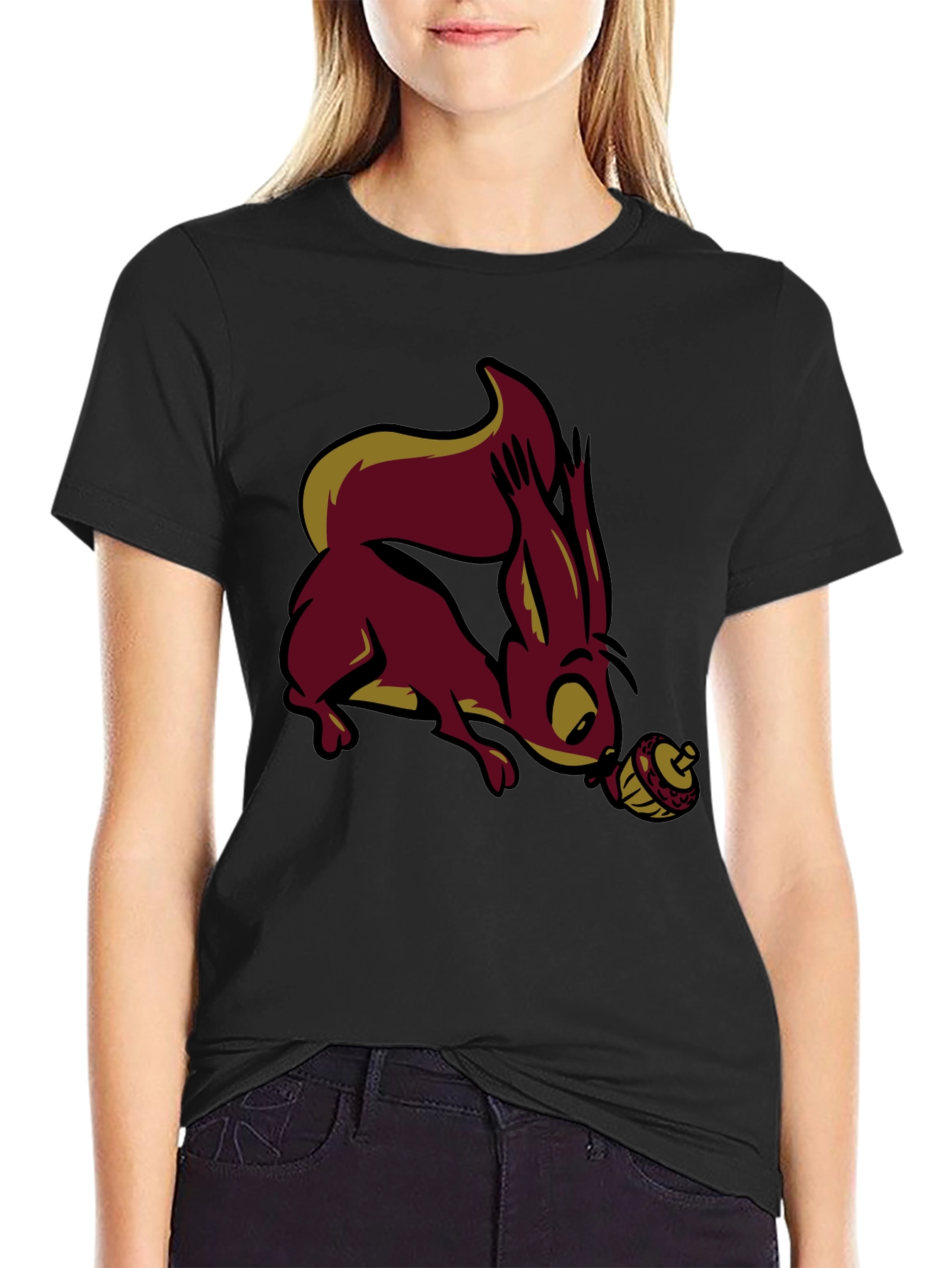 Squirrel & Acorn Graphic Tee