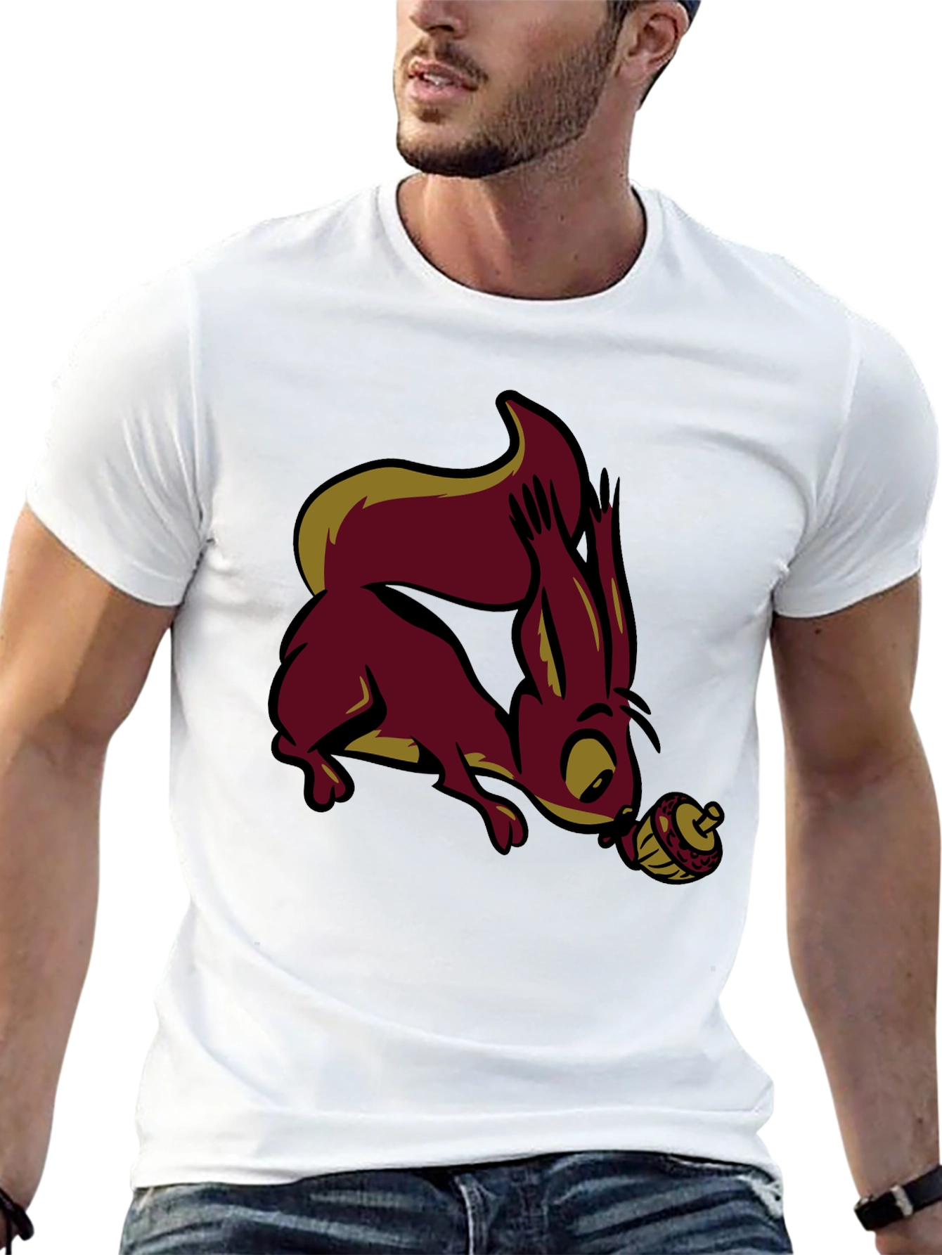 Squirrel & Acorn Graphic Tee