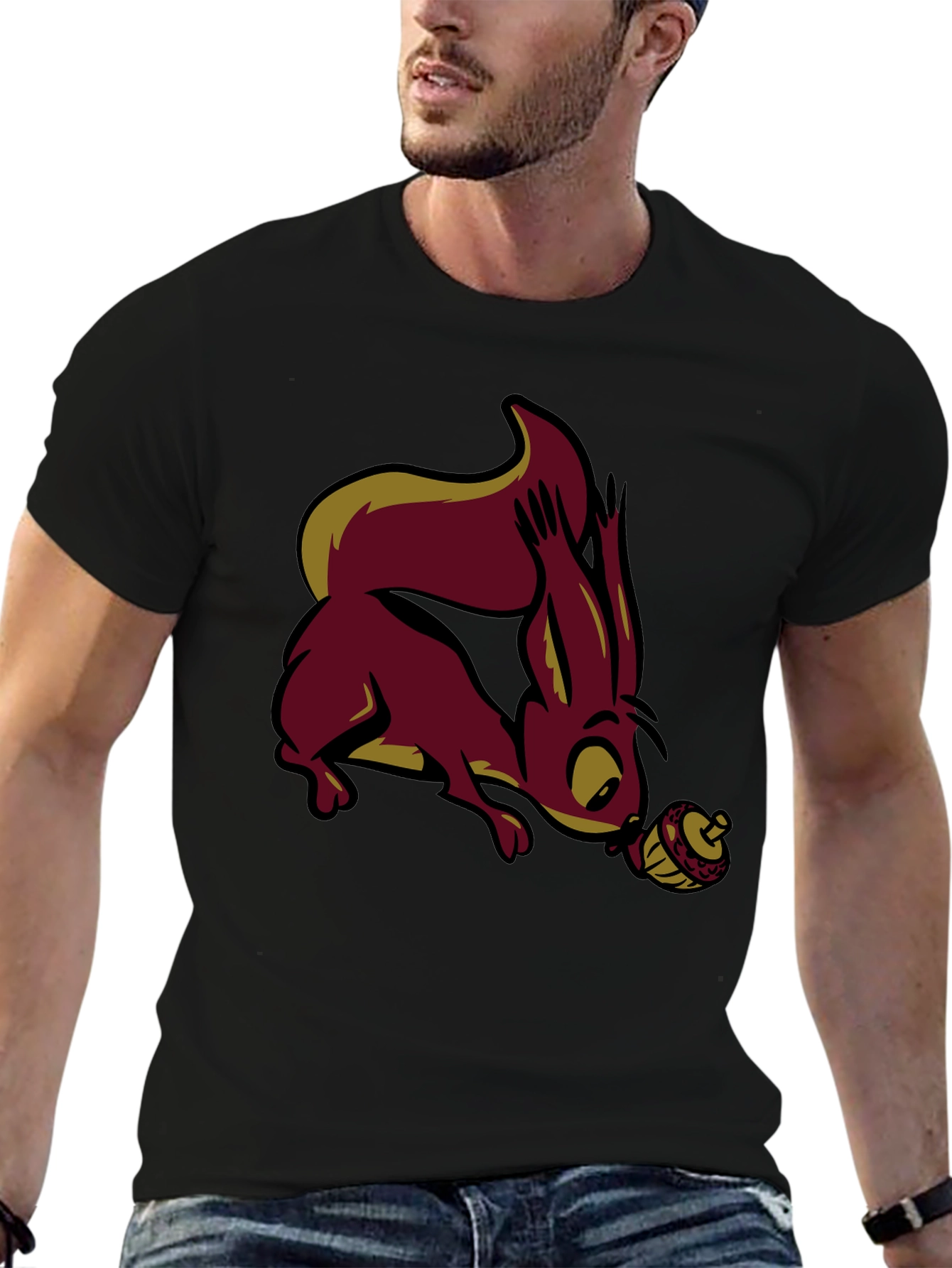 Squirrel & Acorn Graphic Tee