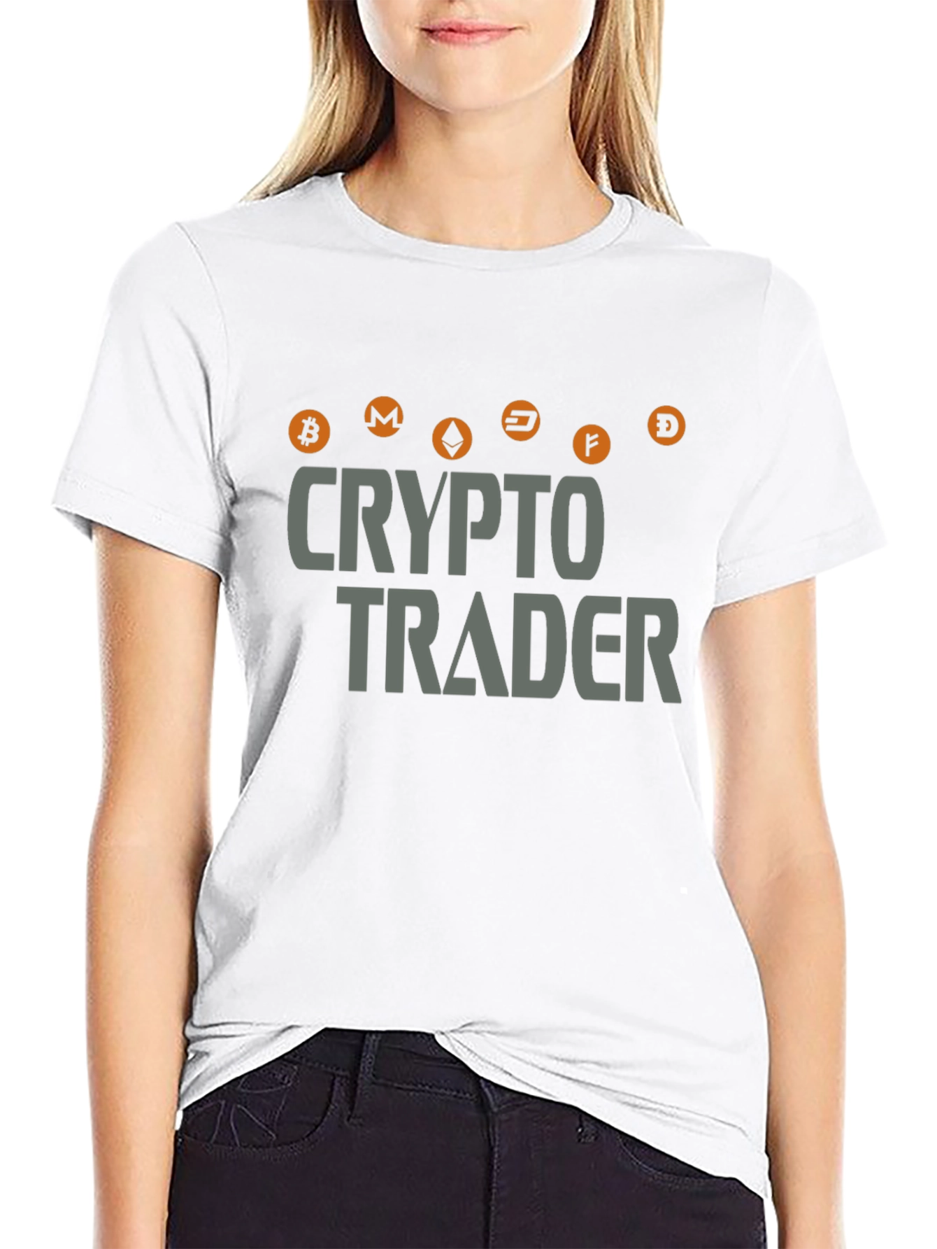 Crypto Trader T-Shirt Bitcoin Cryptocurrency HODL