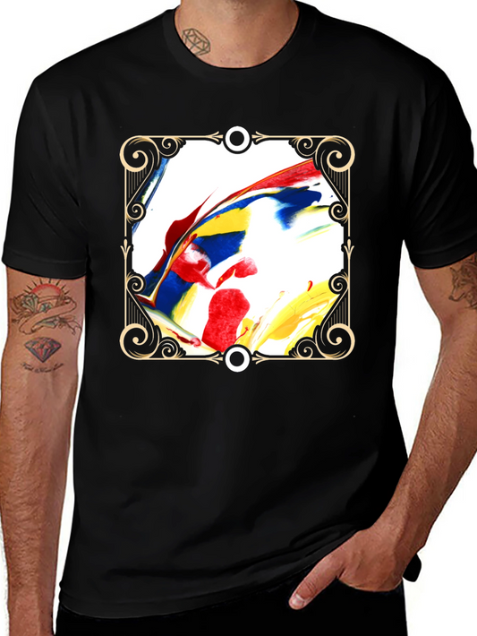 Abstract Art Graphic Tee - Modern Style
