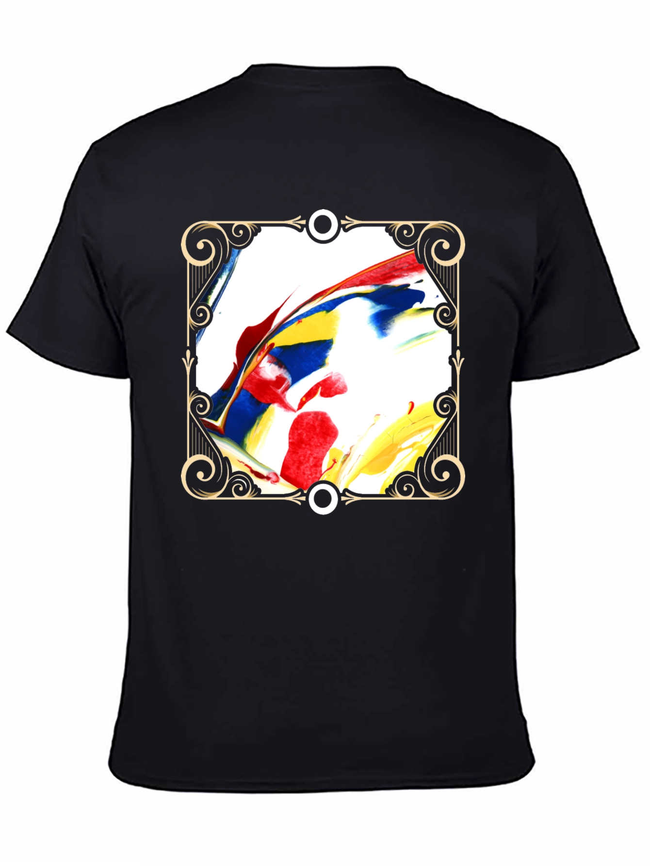 Abstract Art Graphic Tee - Modern Style