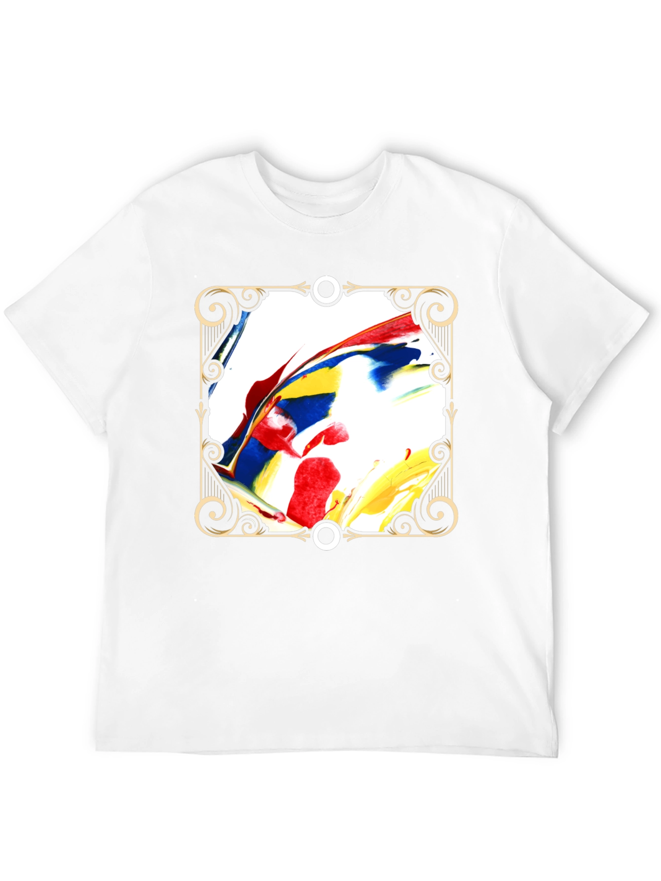 Abstract Art Graphic Tee - Modern Style