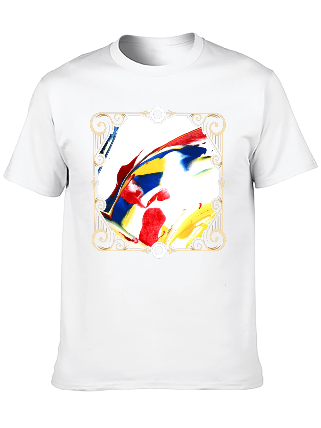 Abstract Art Graphic Tee - Modern Style