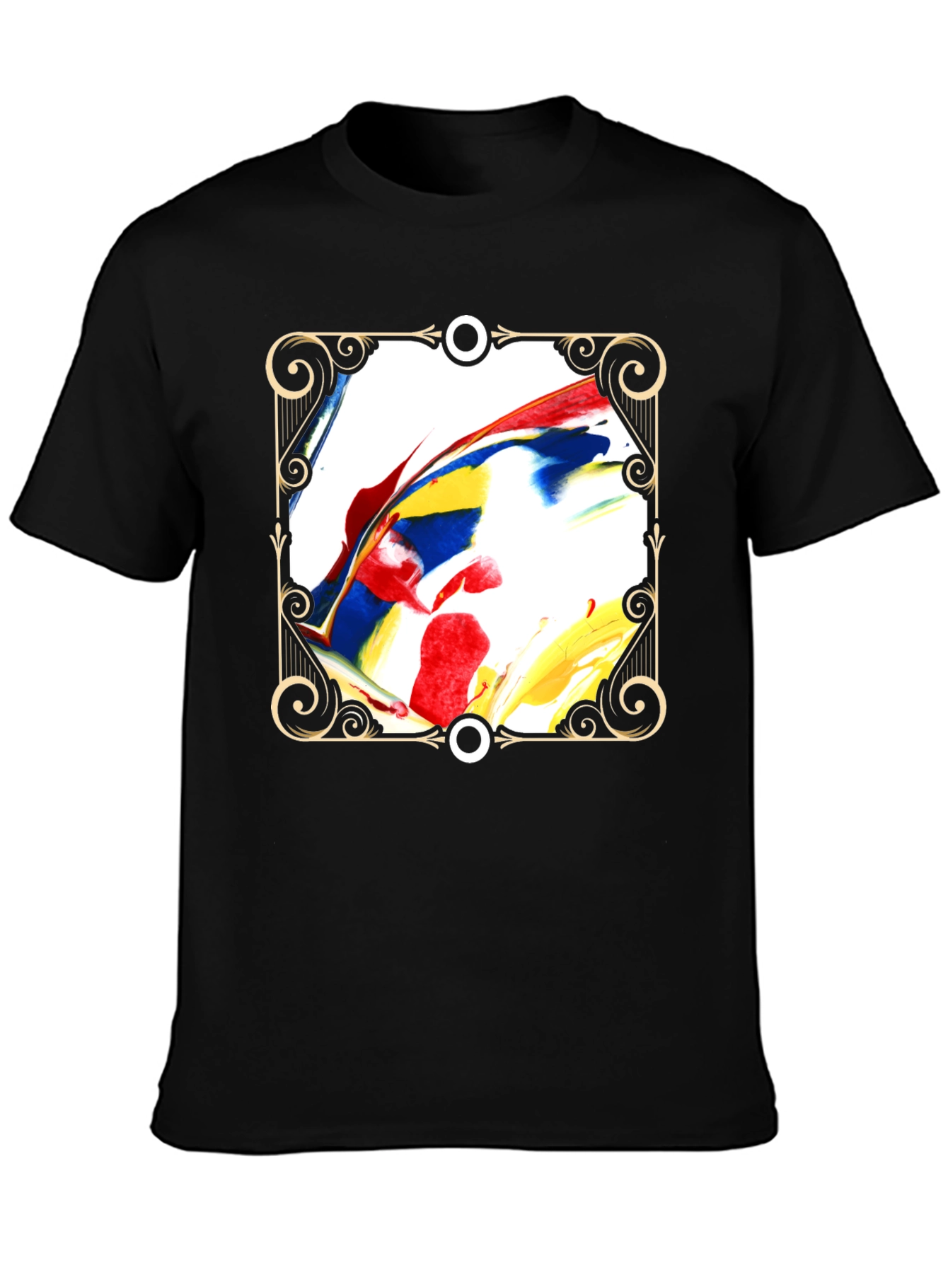 Abstract Art Graphic Tee - Modern Style