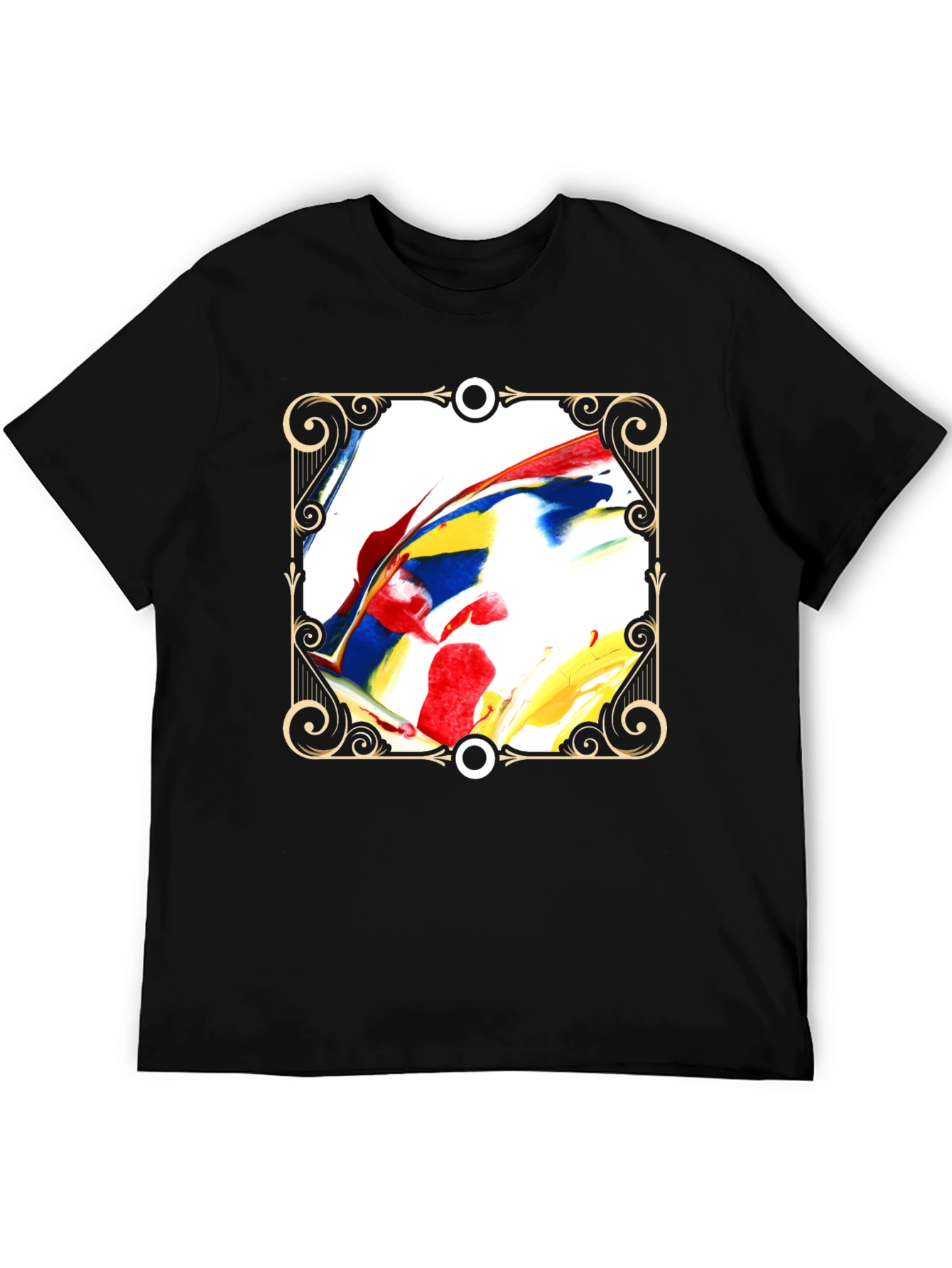 Abstract Art Graphic Tee - Modern Style