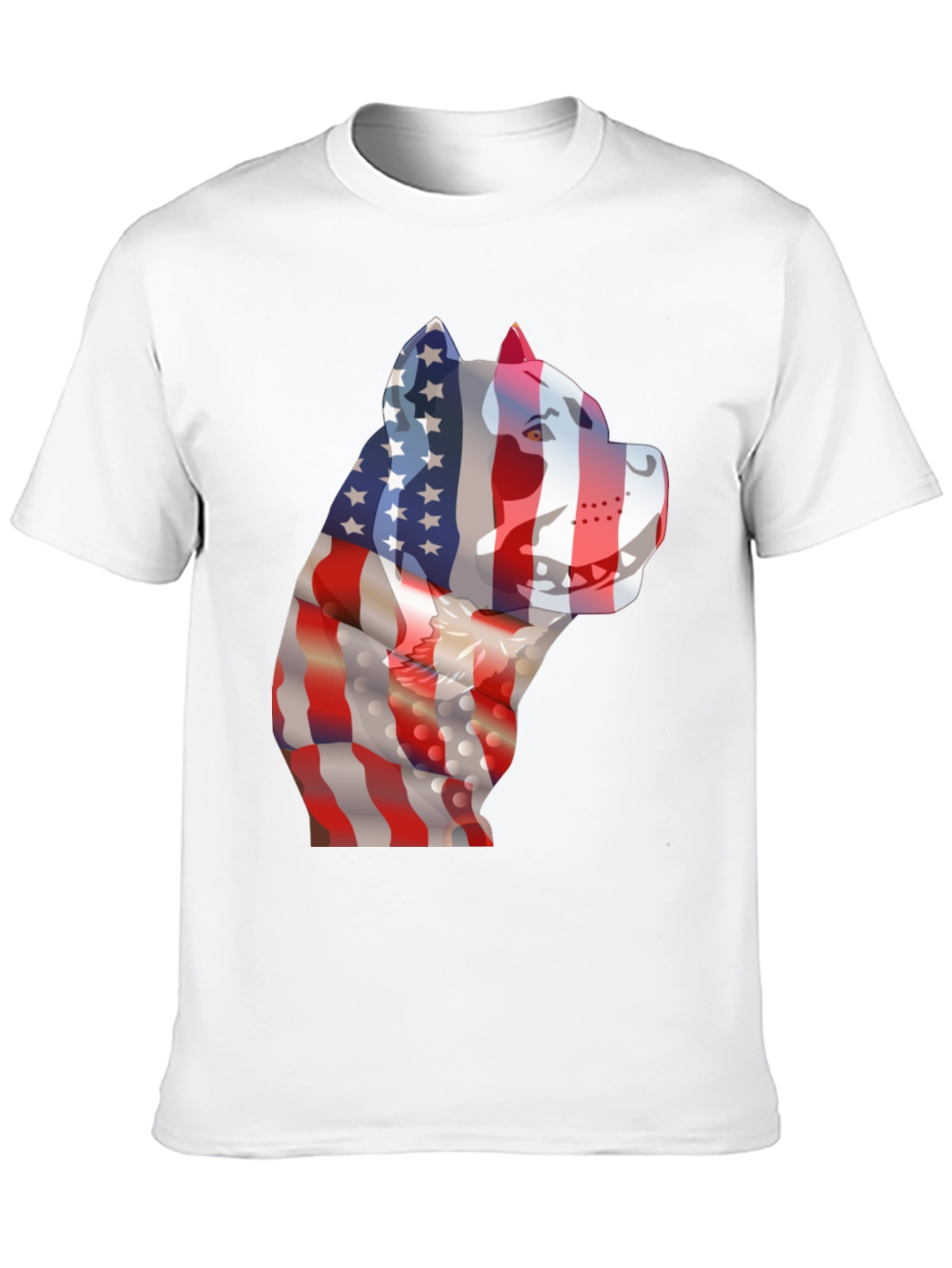 American Flag Dog Patriotic T-Shirt