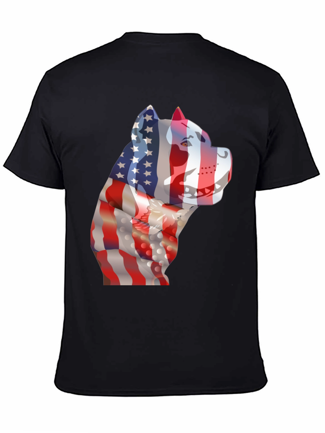 American Flag Dog Patriotic T-Shirt