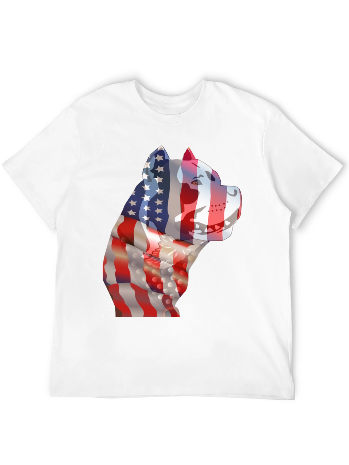 American Flag Dog Patriotic T-Shirt