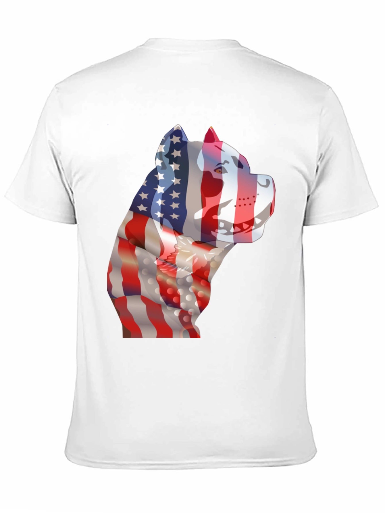 American Flag Dog Patriotic T-Shirt