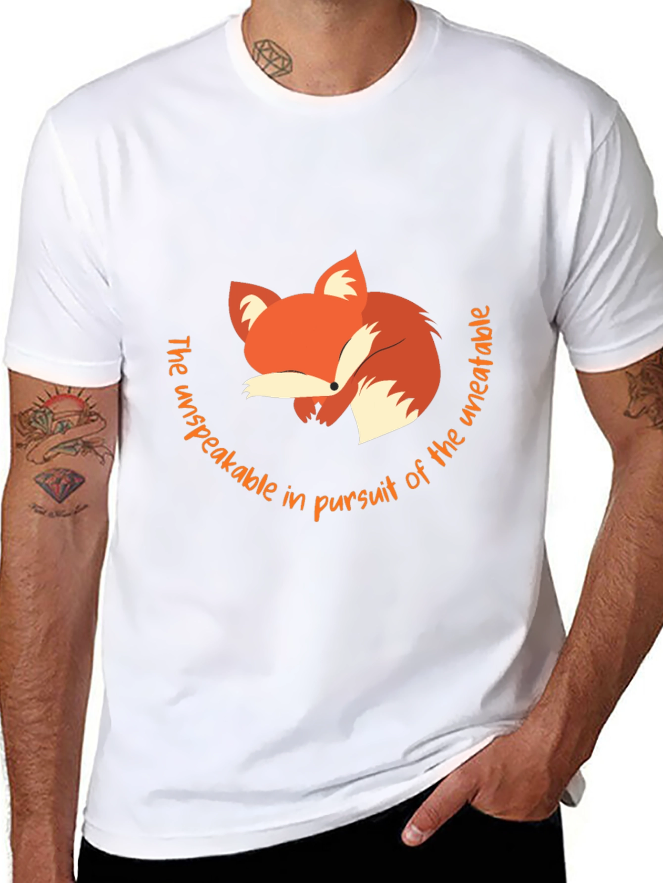 Fox Graphic Tee -  Unspeakable Pursuit T-Shirt