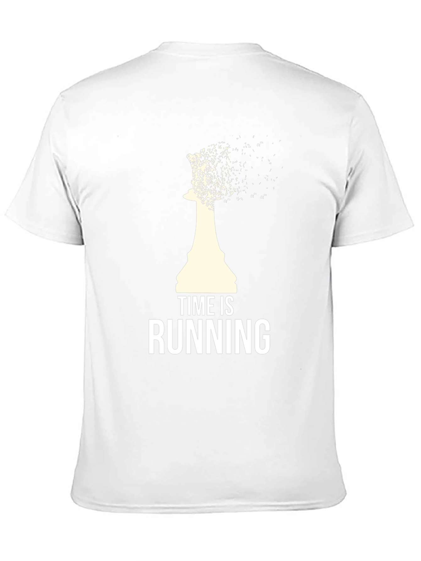 Time Is Running T-Shirt - Chess Piece Design