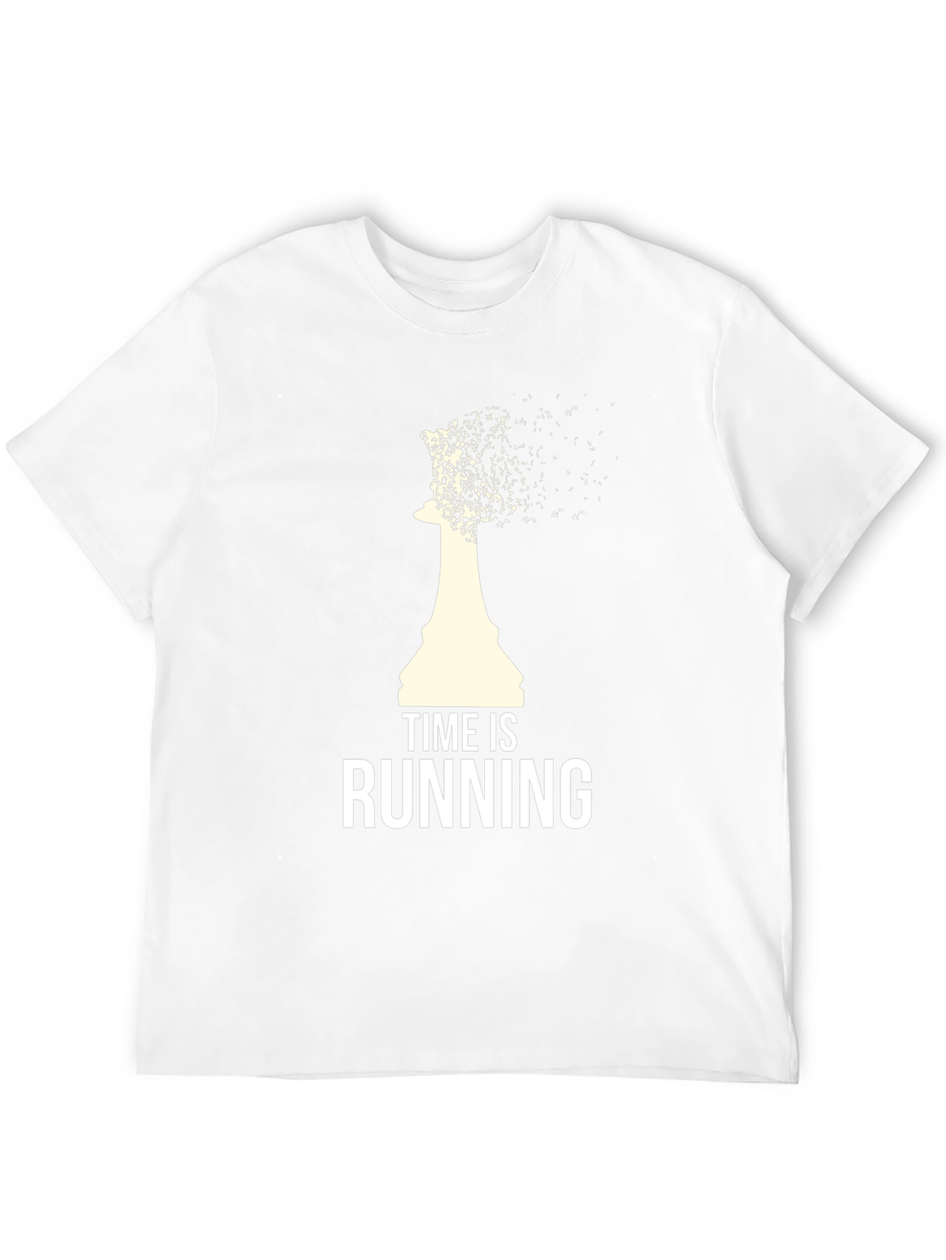 Time Is Running T-Shirt - Chess Piece Design