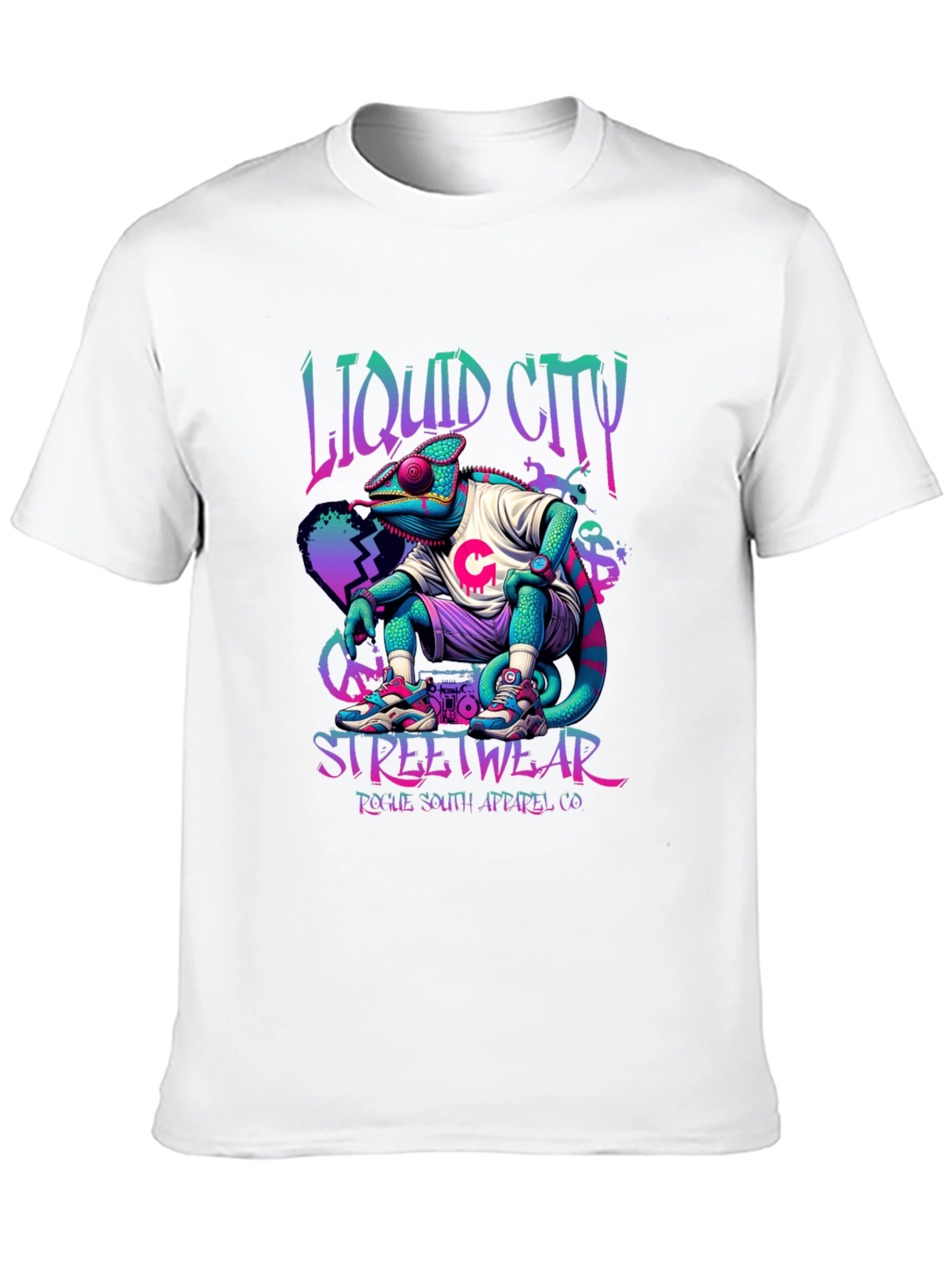 Liquid City Chameleon Streetwear T-Shirt