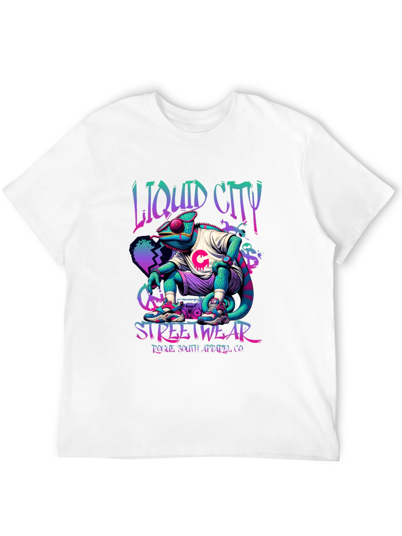 Liquid City Chameleon Streetwear T-Shirt