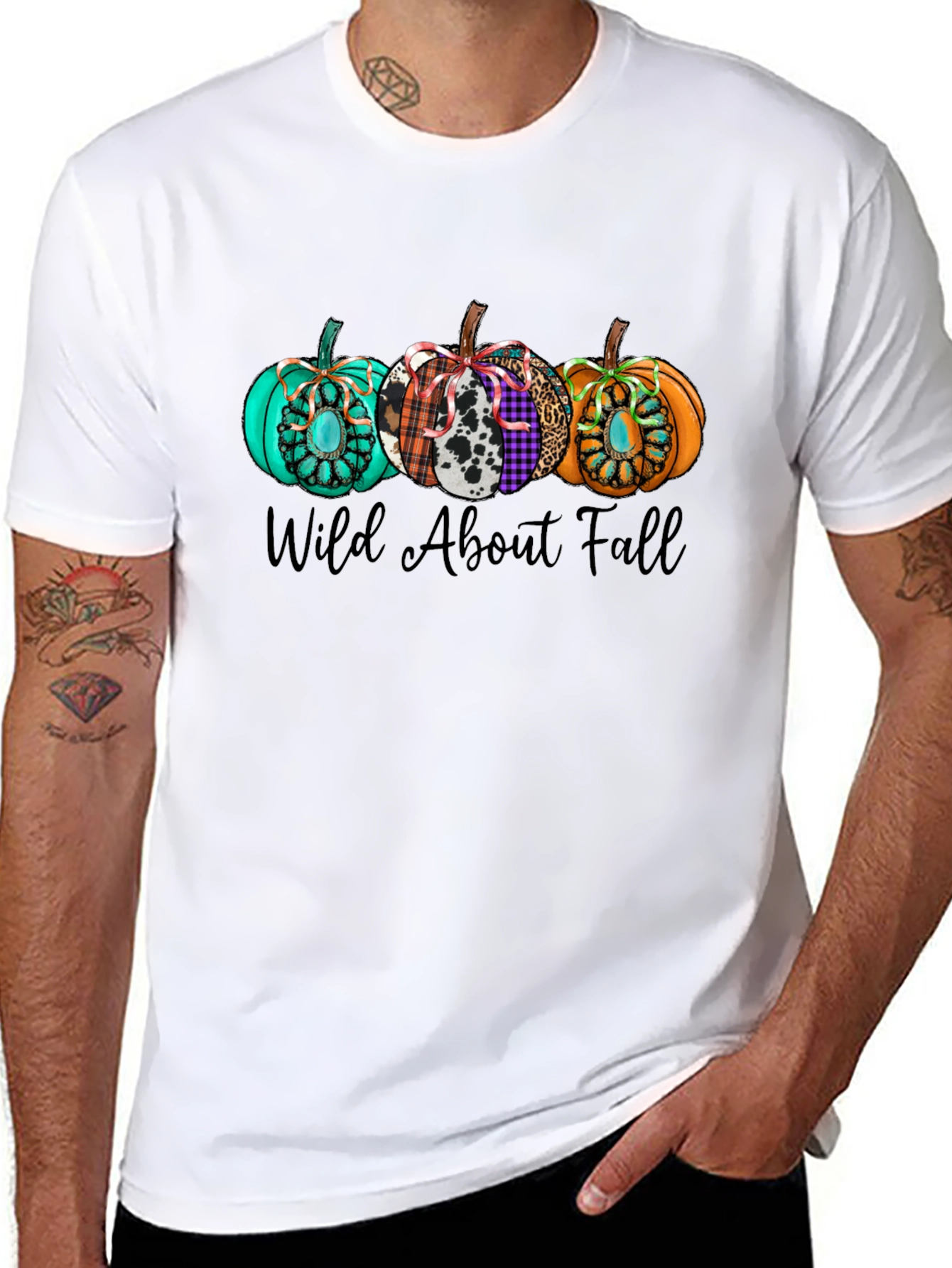 Wild About Fall Pumpkin Graphic Tee