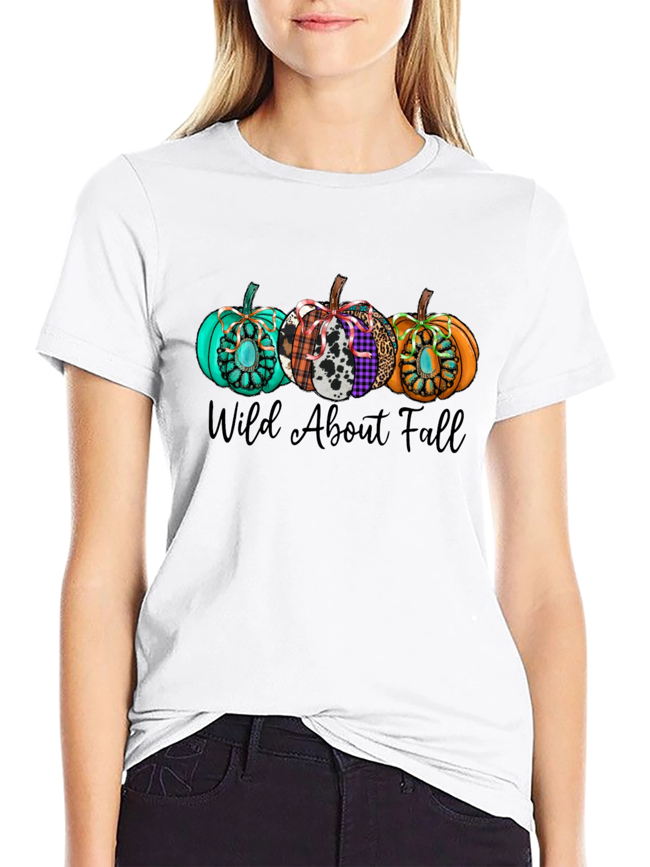 Wild About Fall Pumpkin Graphic Tee
