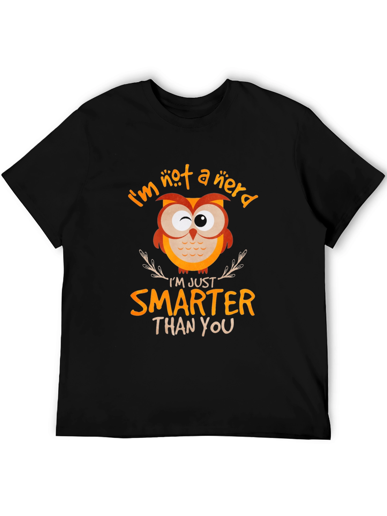 Owl Nerd T-Shirt Smarter Than You