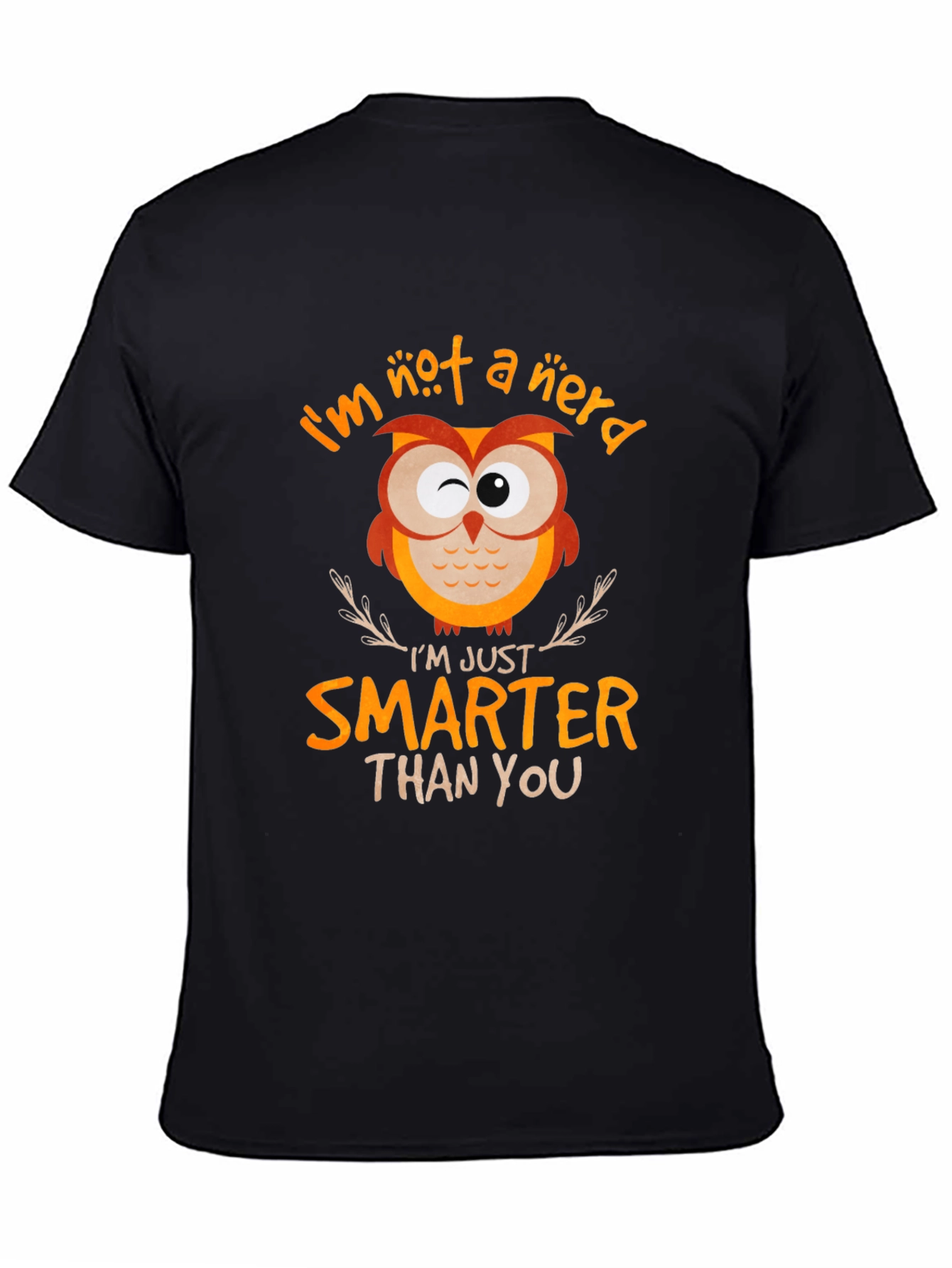 Owl Nerd T-Shirt Smarter Than You