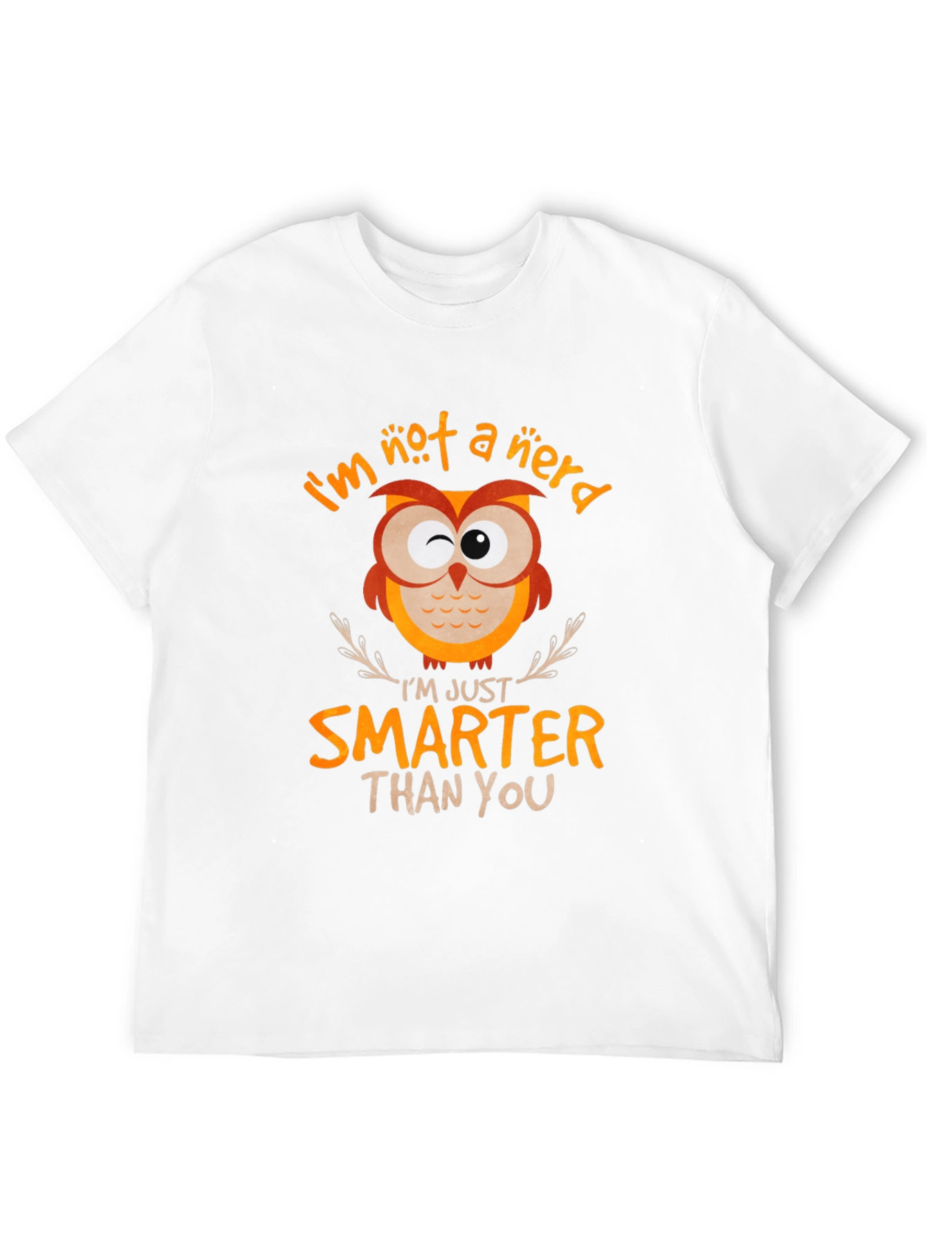 Owl Nerd T-Shirt Smarter Than You