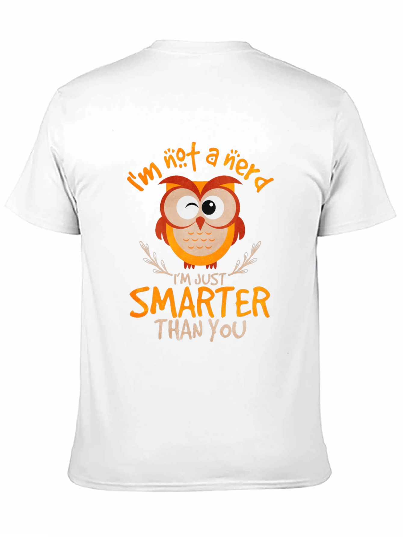 Owl Nerd T-Shirt Smarter Than You