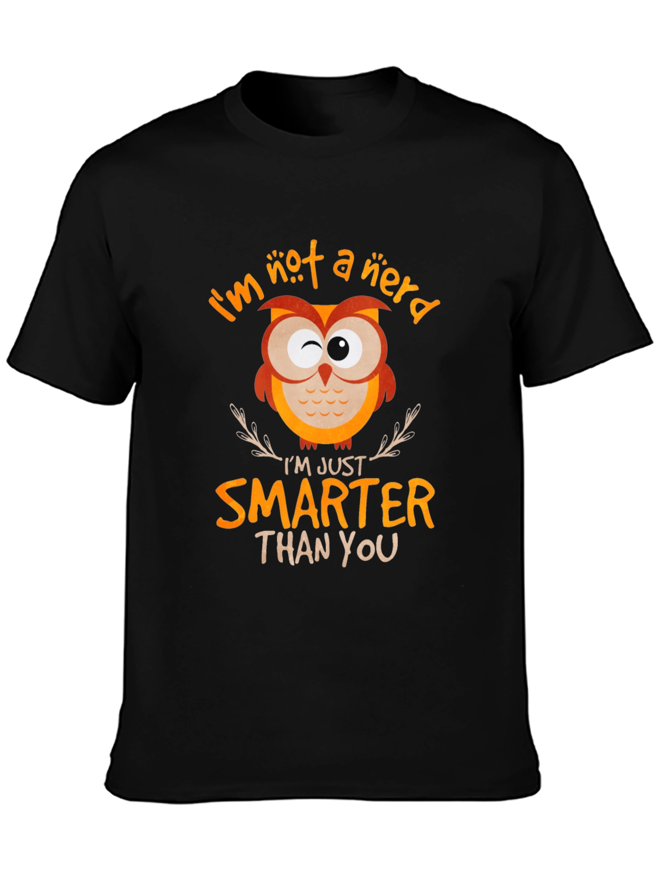 Owl Nerd T-Shirt Smarter Than You