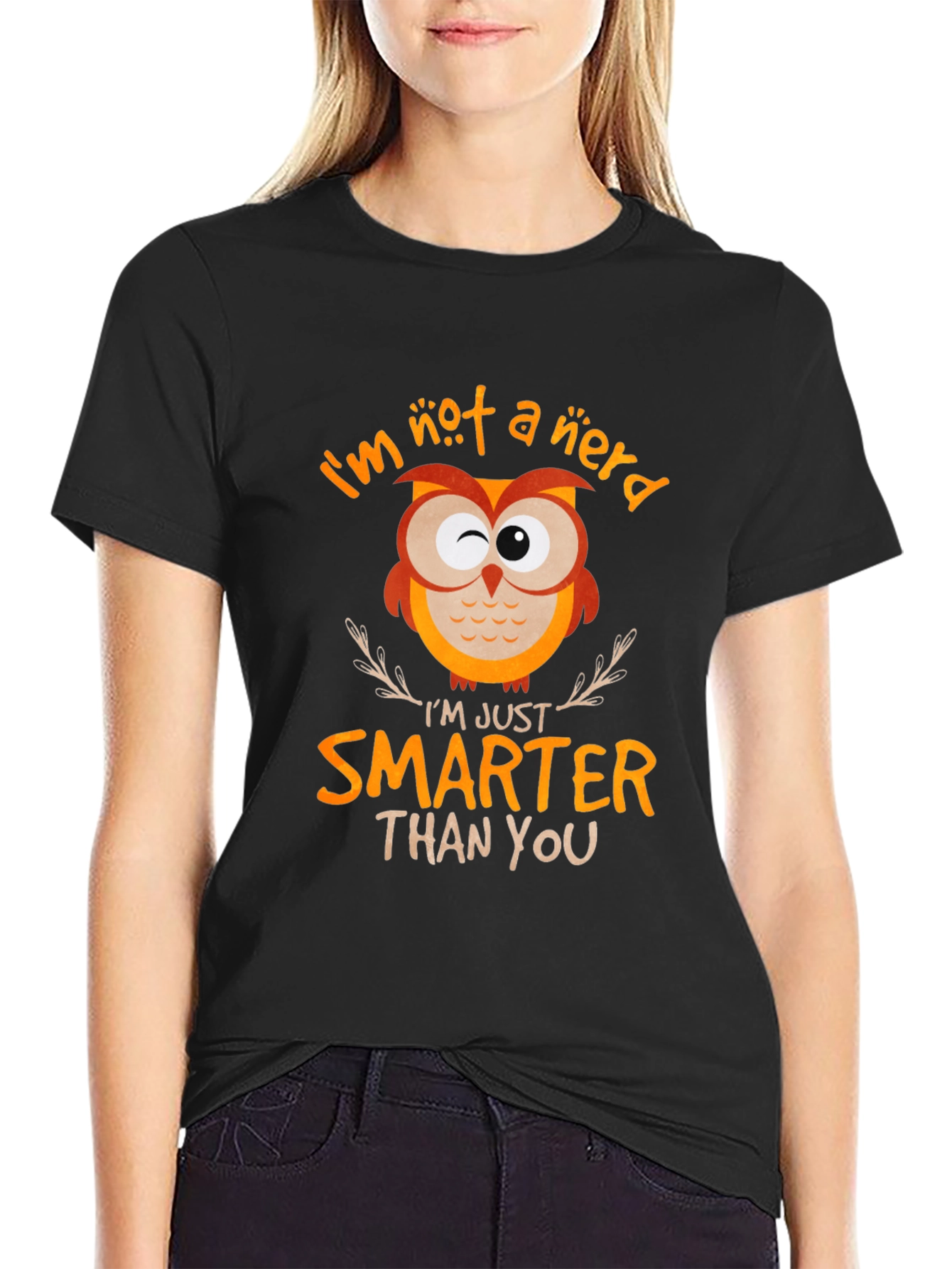 Owl Nerd T-Shirt Smarter Than You