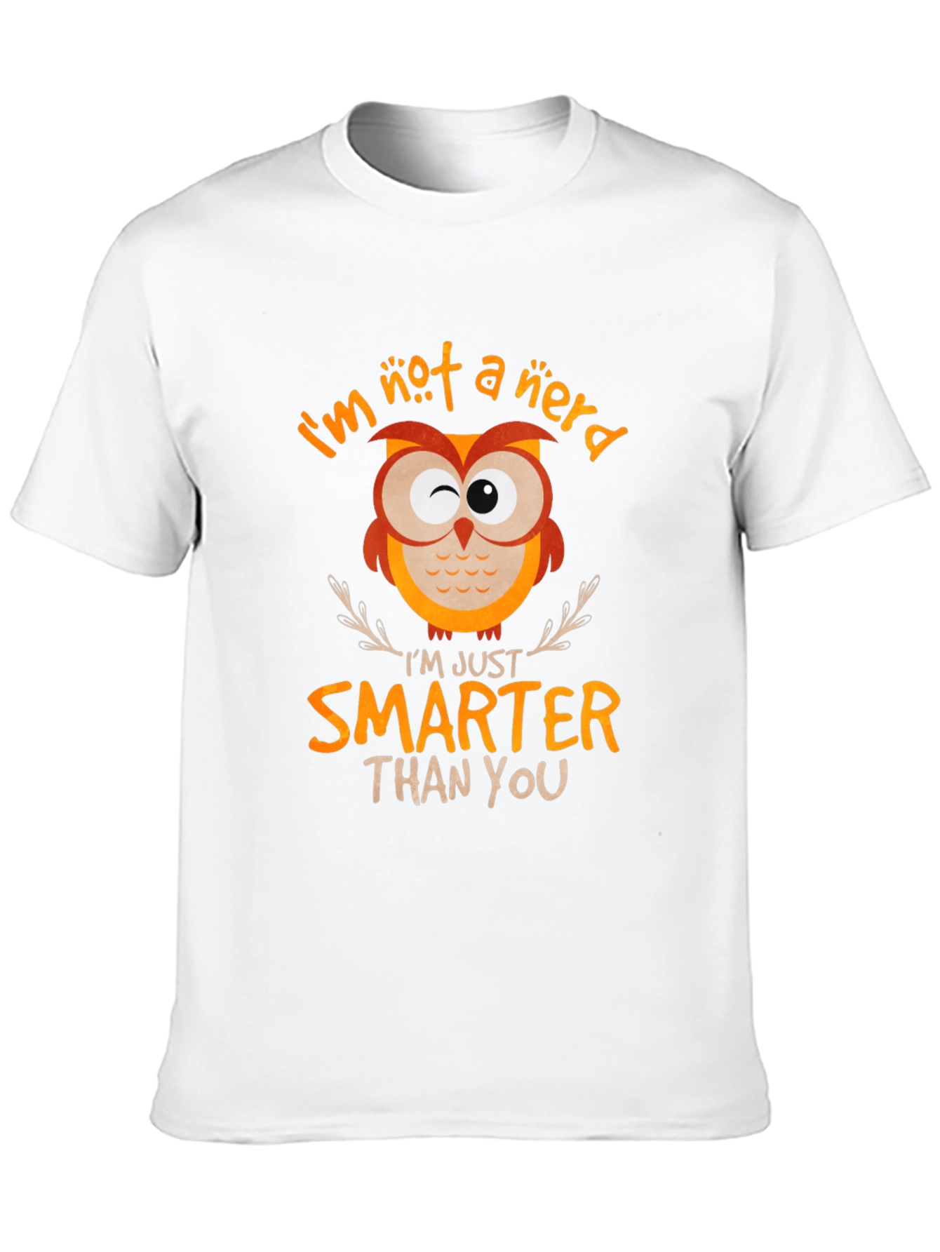 Owl Nerd T-Shirt Smarter Than You