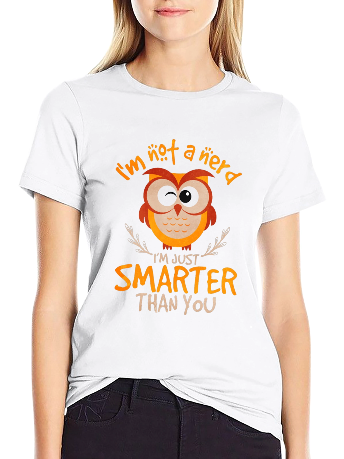 Owl Nerd T-Shirt Smarter Than You