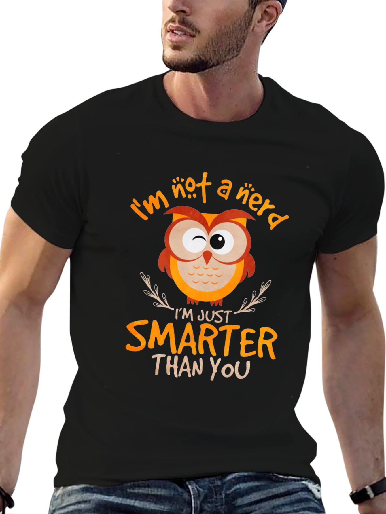 Owl Nerd T-Shirt Smarter Than You