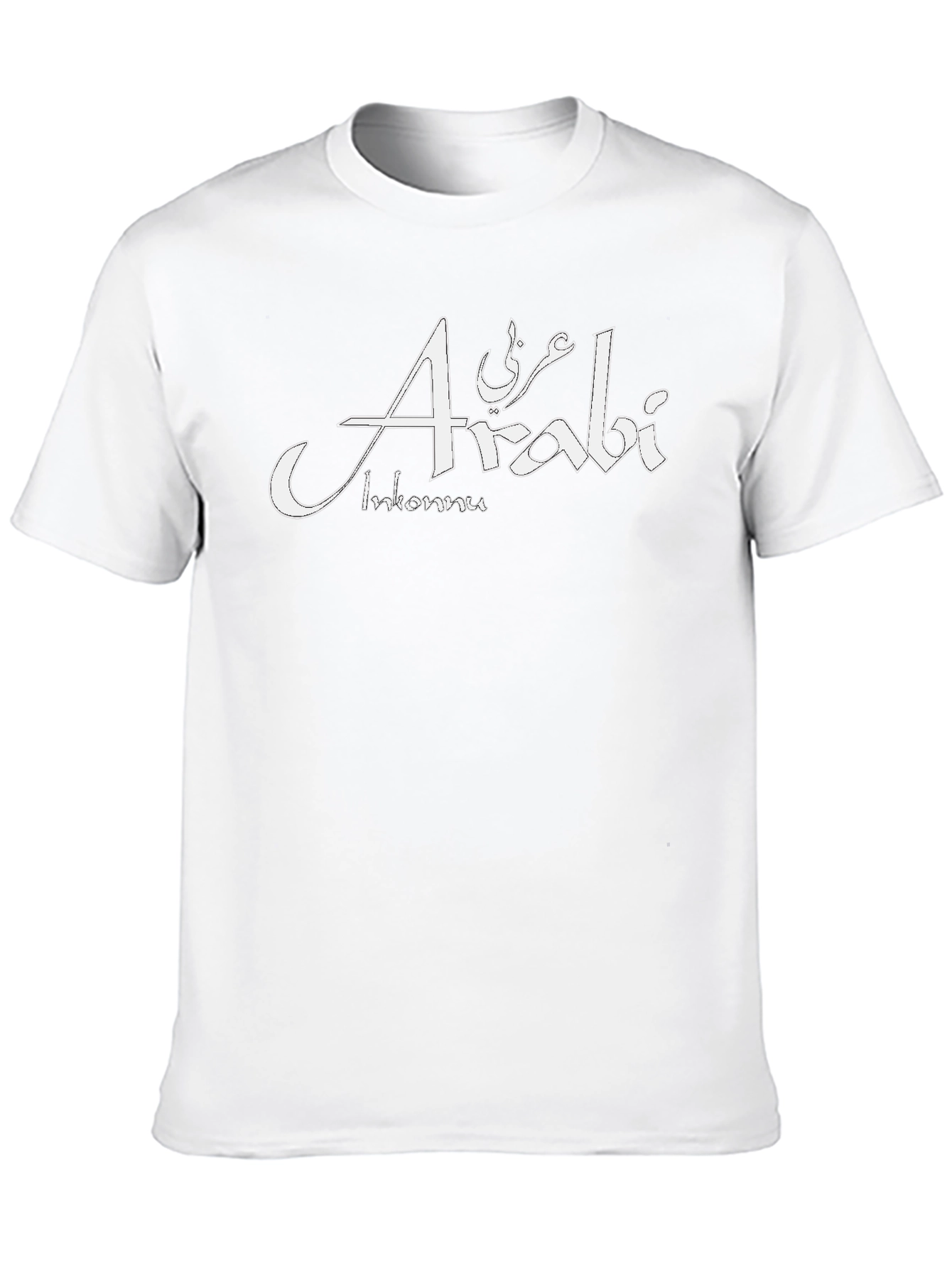 Arabi Inkonnu Black Graphic T-Shirt