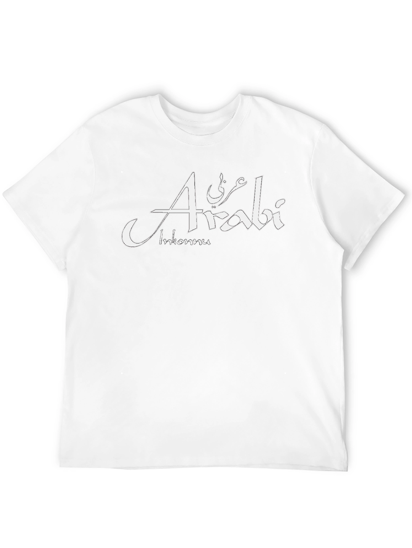 Arabi Inkonnu Black Graphic T-Shirt