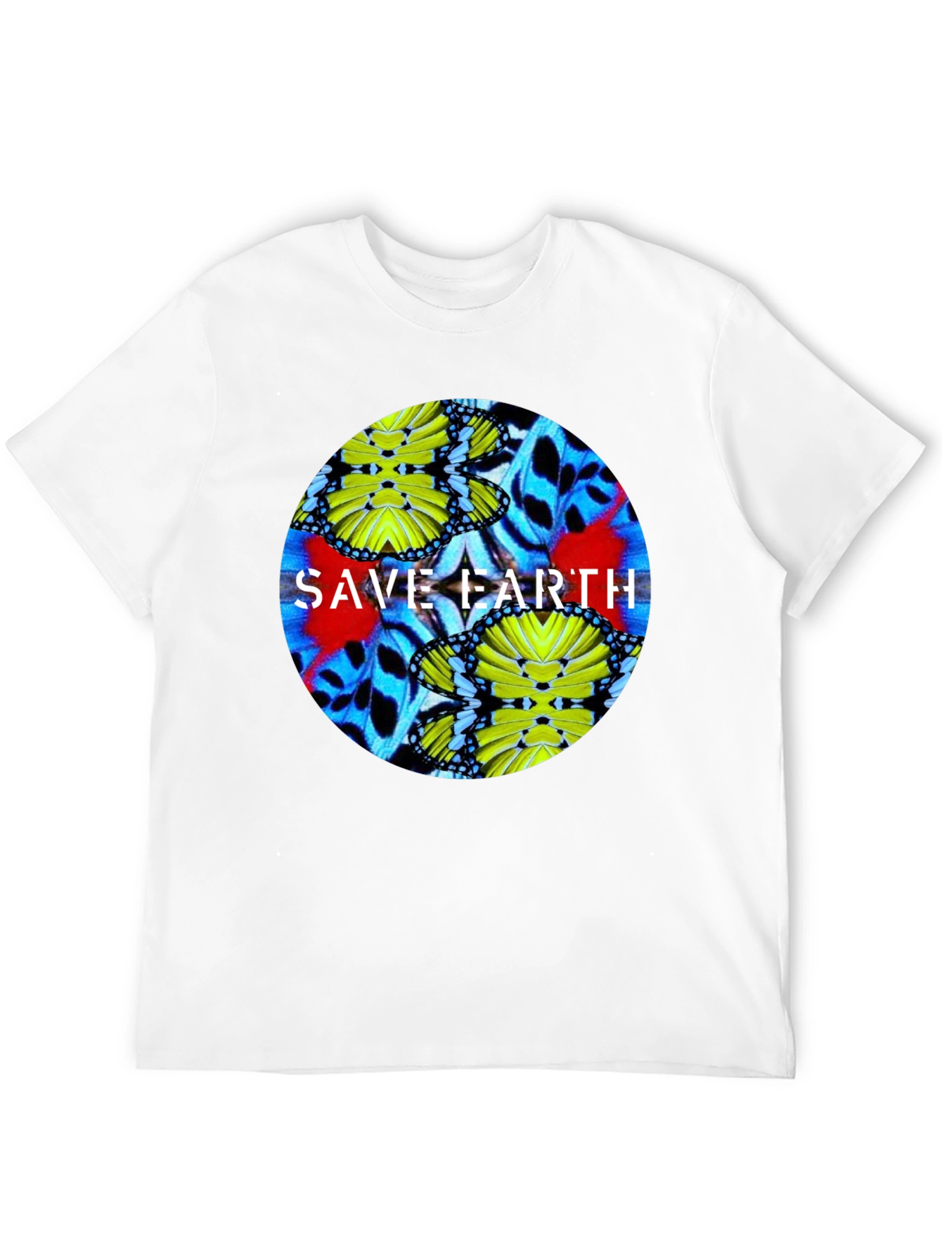 Save Earth Graphic Tee - Black Unisex T-Shirt