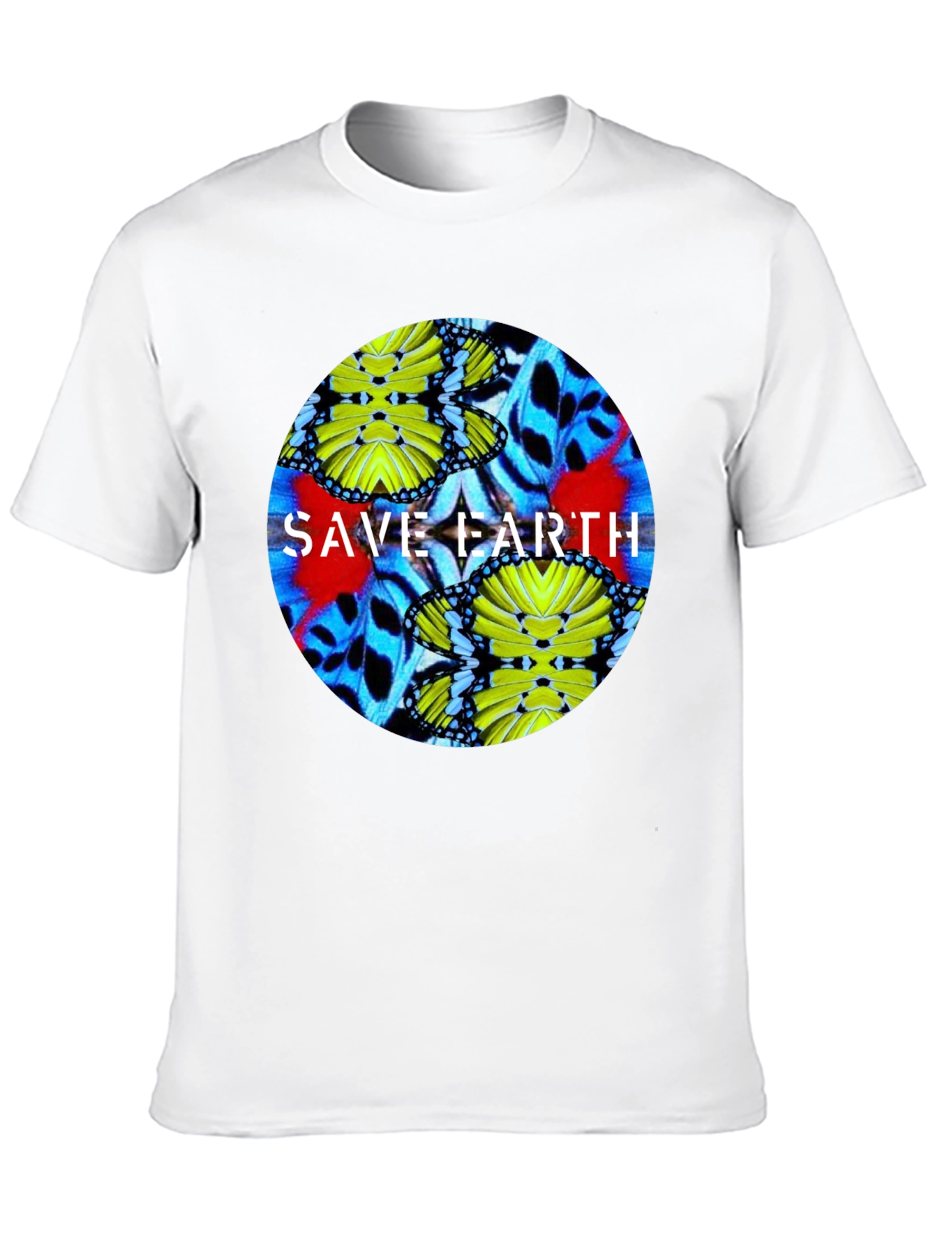 Save Earth Graphic Tee - Black Unisex T-Shirt