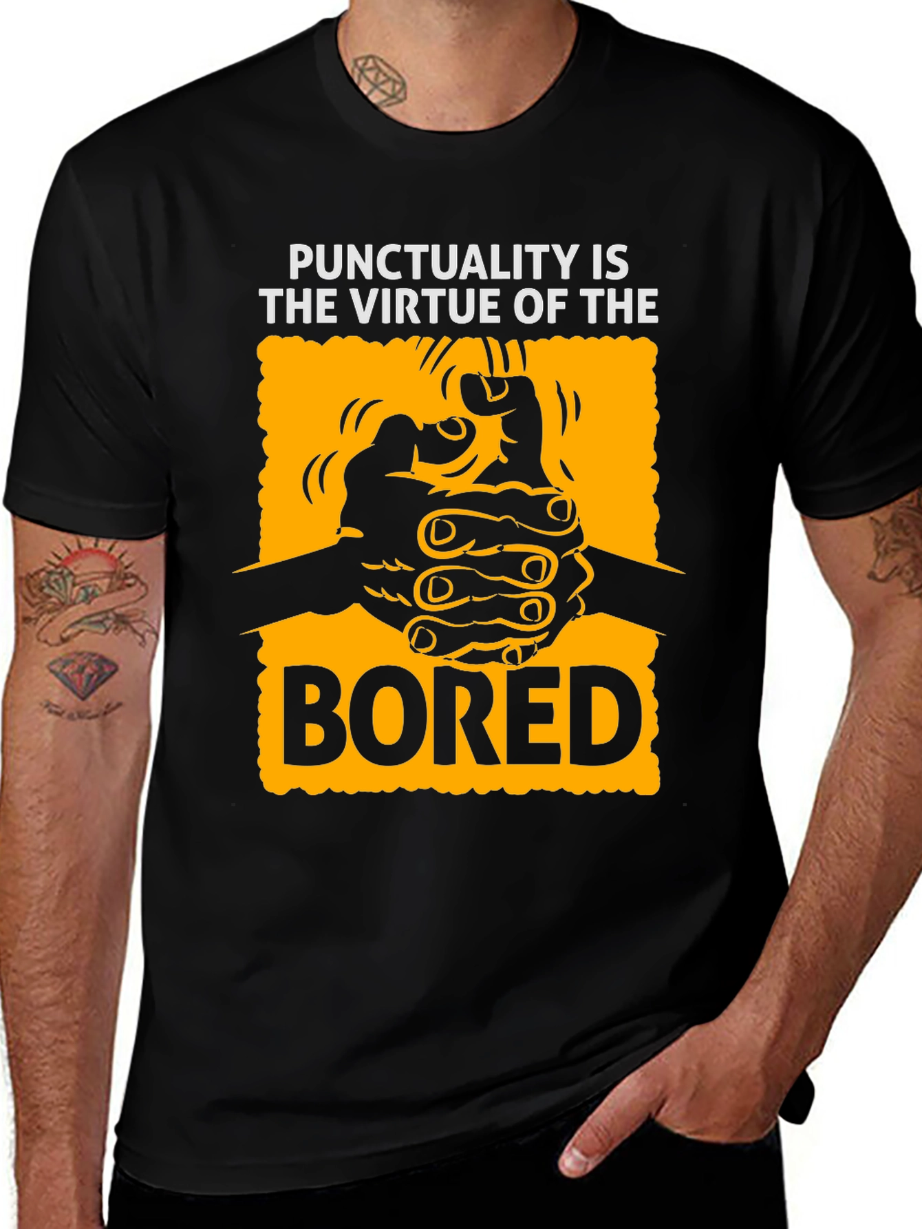 Punctuality Is The Virtue Of The Bored T-Shirt