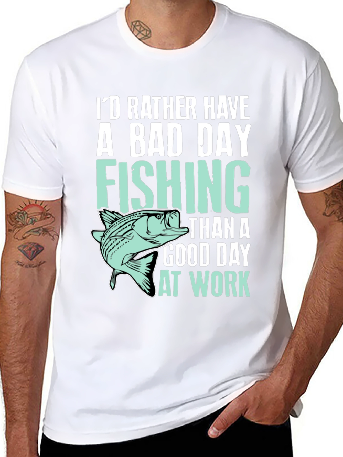 Fishing T-Shirt: Id Rather Be Fishing