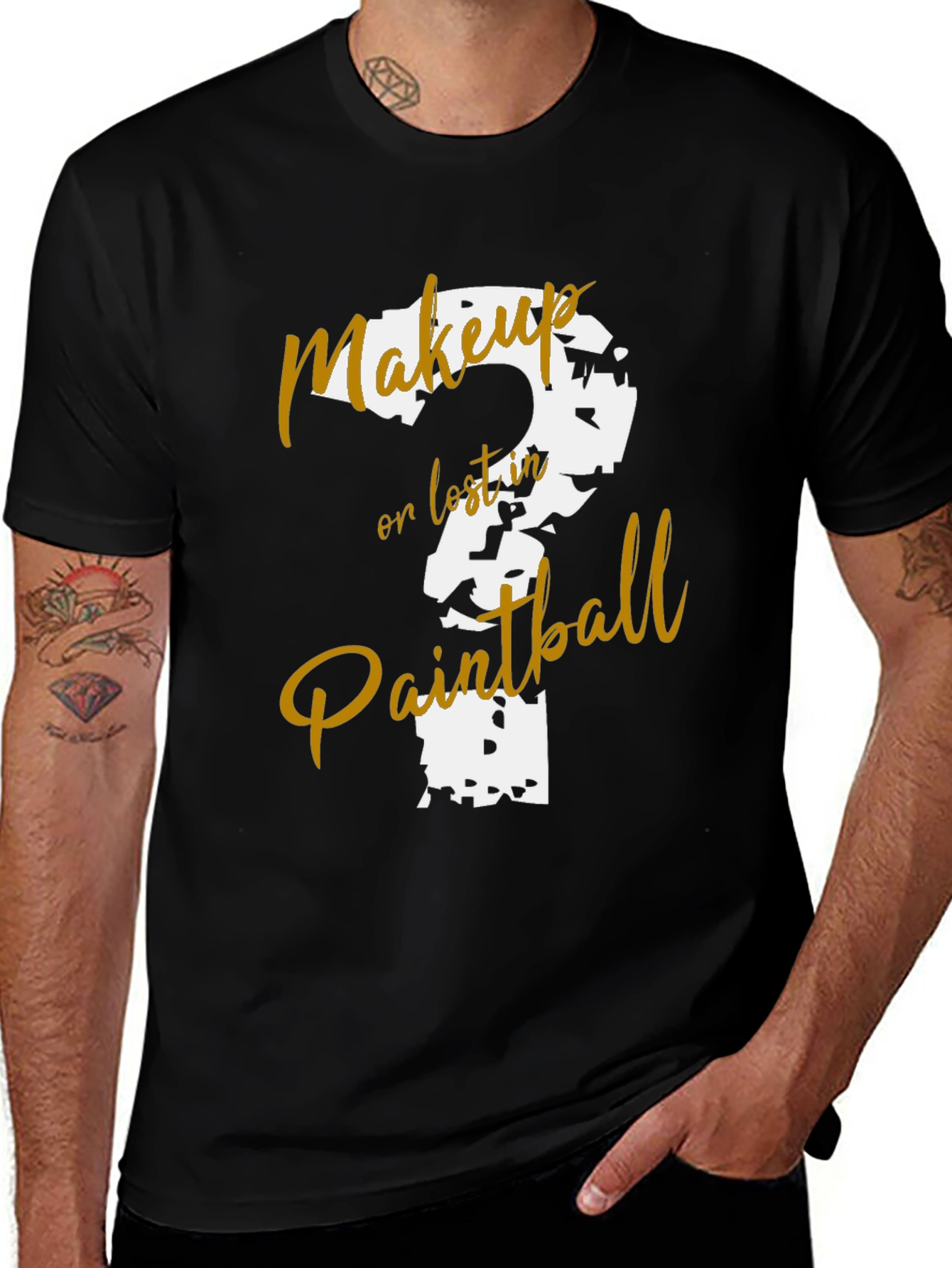 Makeup or Lost in Paintball T-Shirt