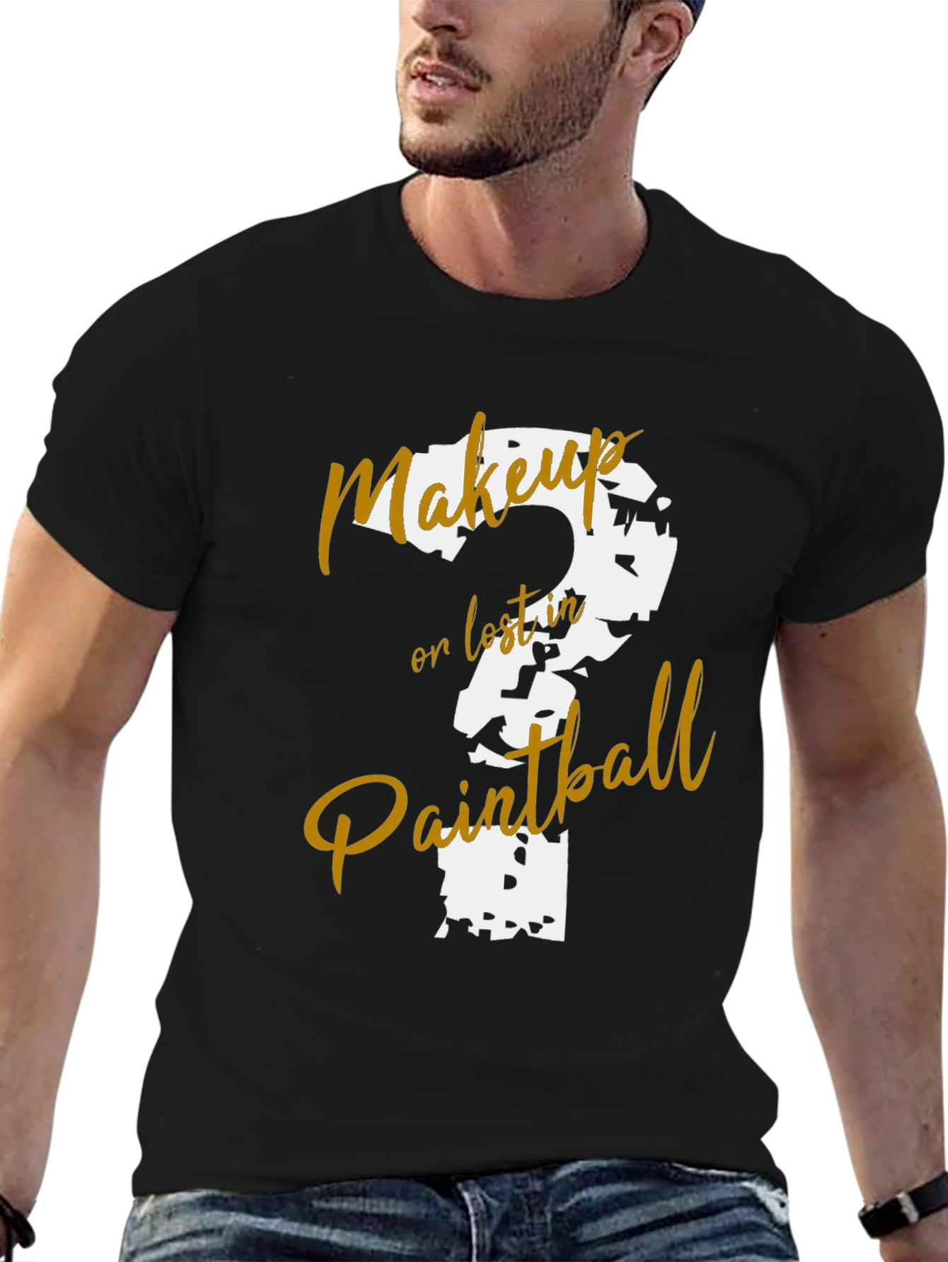 Makeup or Lost in Paintball T-Shirt