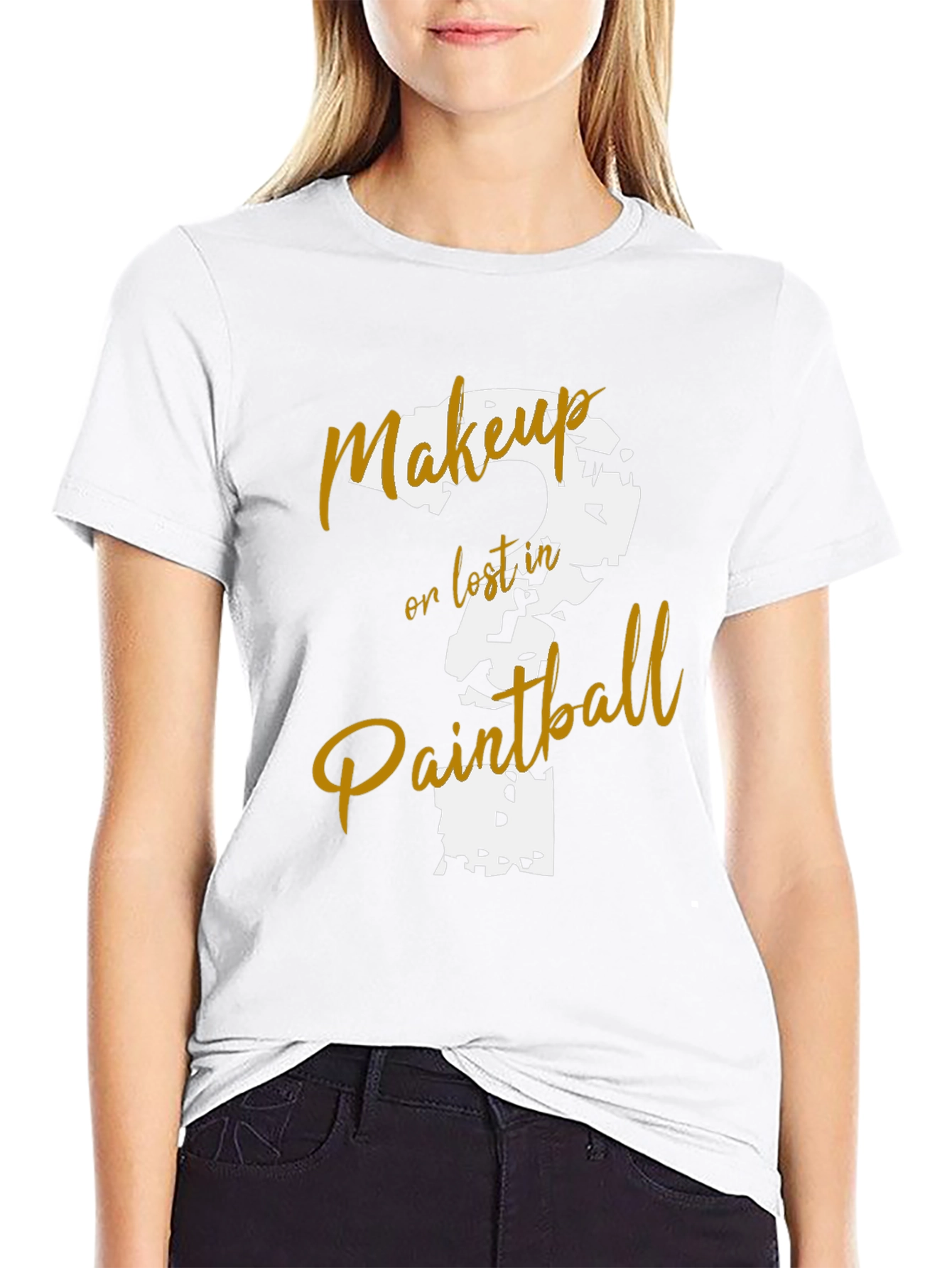 Makeup or Lost in Paintball T-Shirt