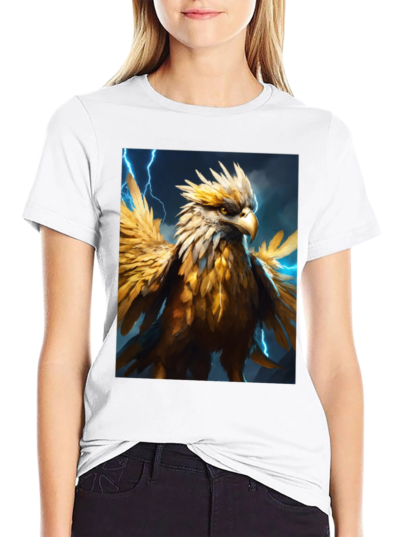 Gryphon Graphic Tee - Black Cotton Blend